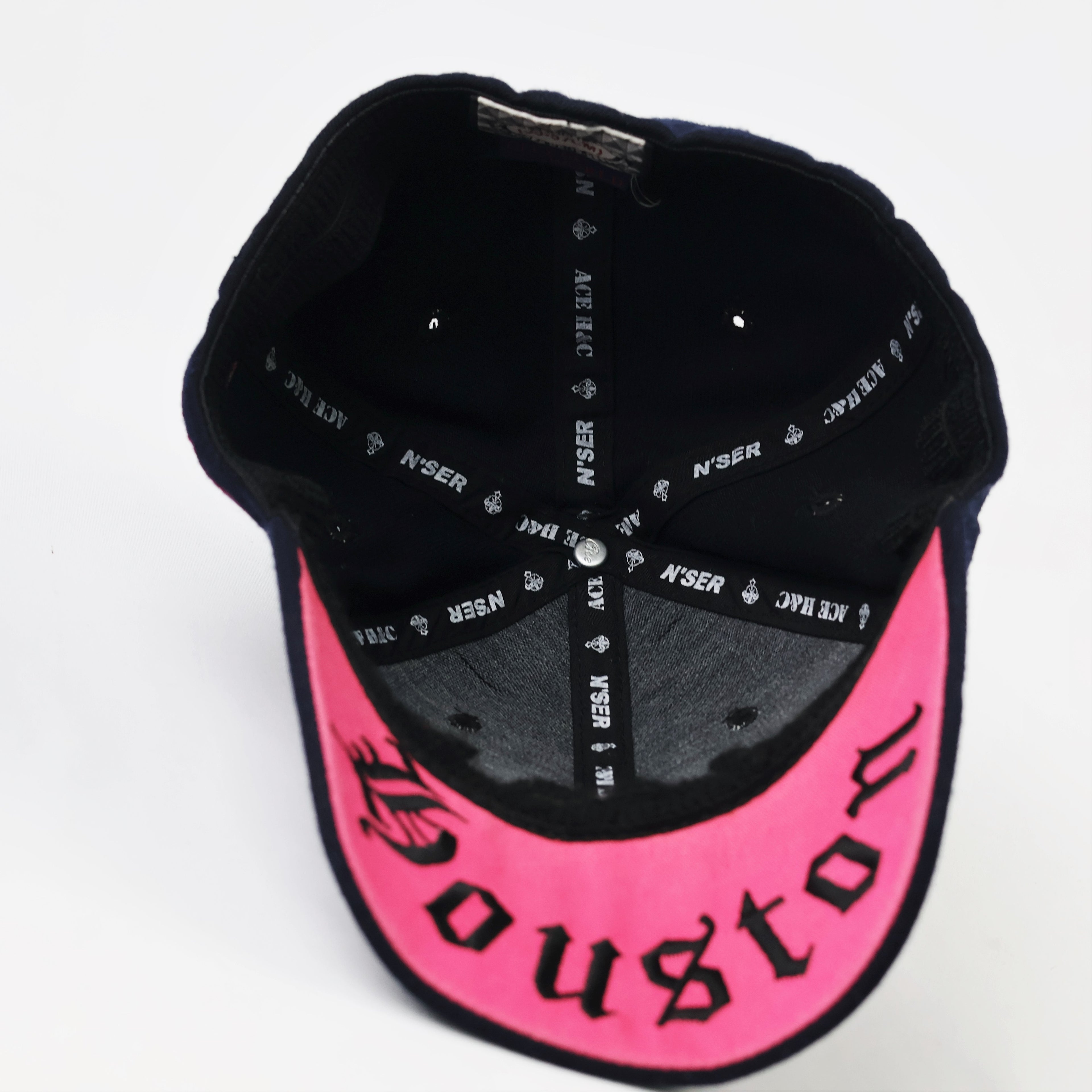 Thrifted N'SER Hustton Winged Shield Fitted Hat | 56-58cm