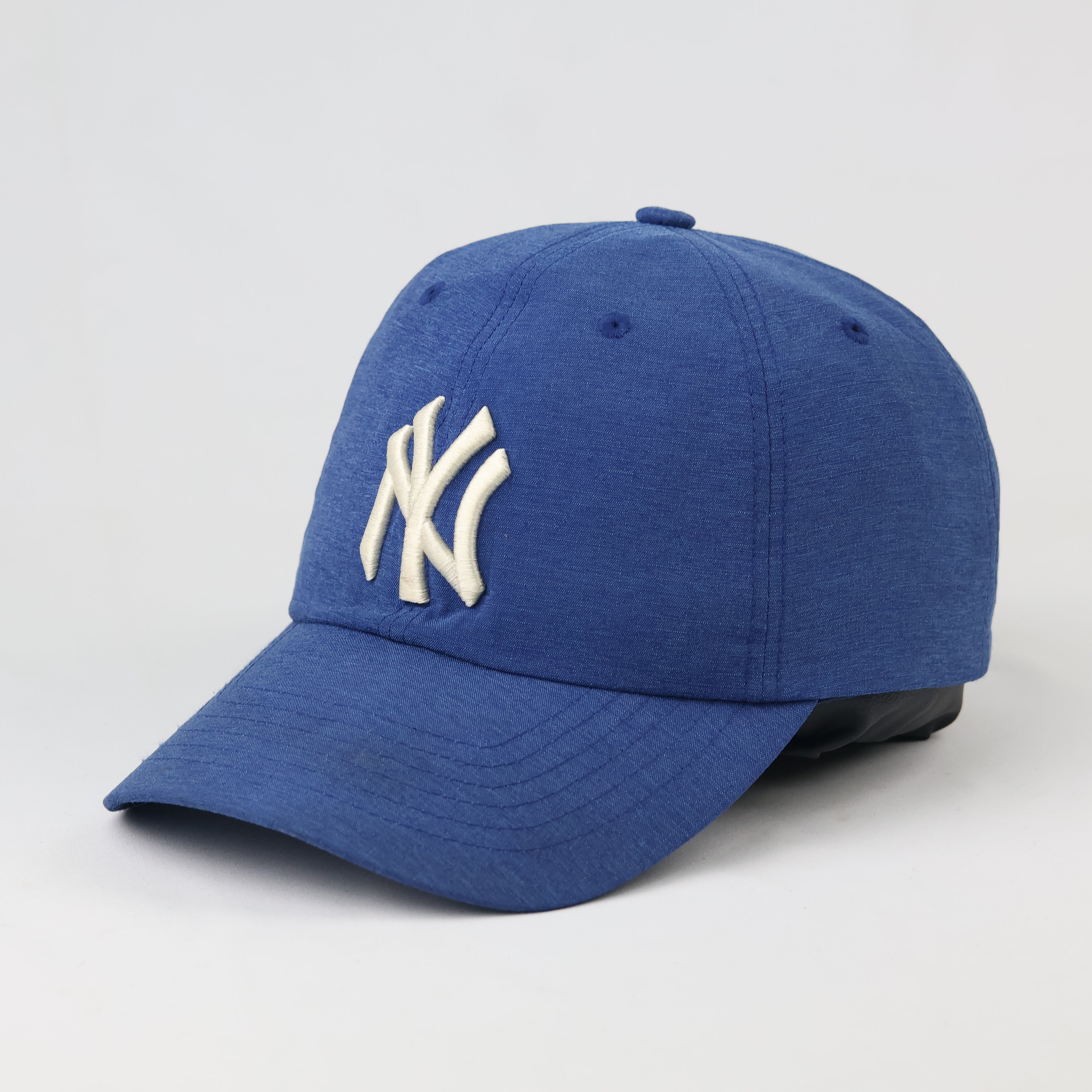 Thrifted NY Yankees '47 Clean Up Cap | Matte Black Embroidered