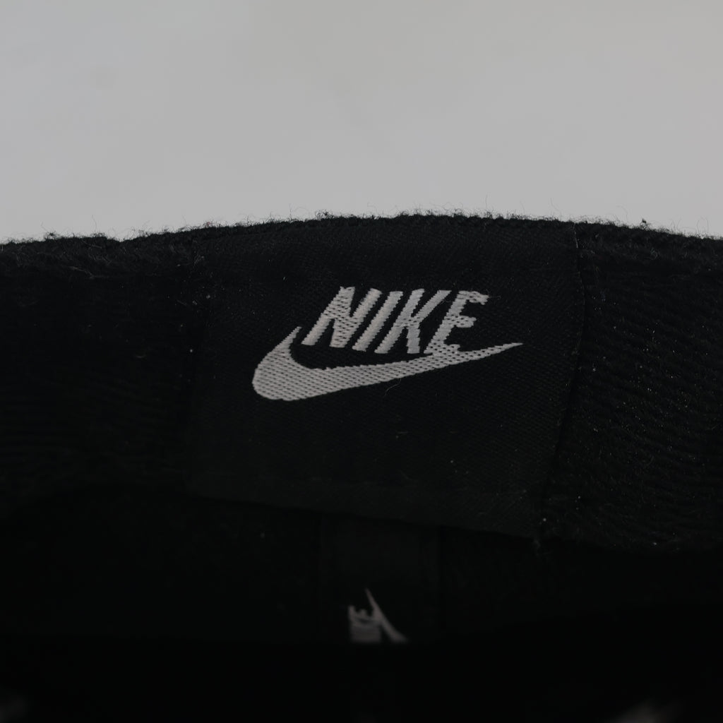 Thrifted All Black Nike Flat Brim Baseball Cap (57-59cm) |10553