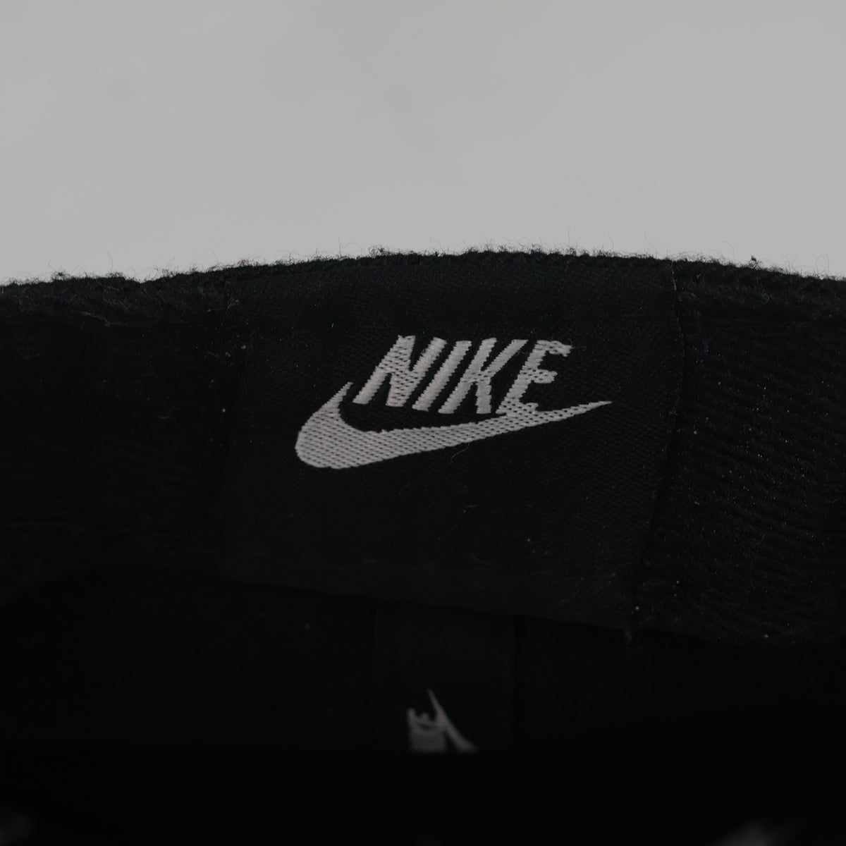 Thrifted All Black Nike Flat Brim Baseball Cap (57-59cm) |10553