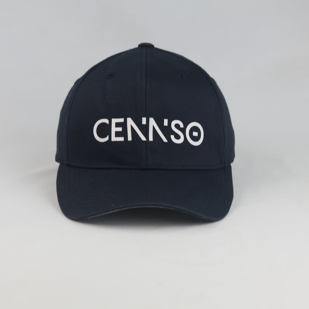 Thrifted Yupoong Flexfit Navy Stretch Hat (57-59cm) | 10582