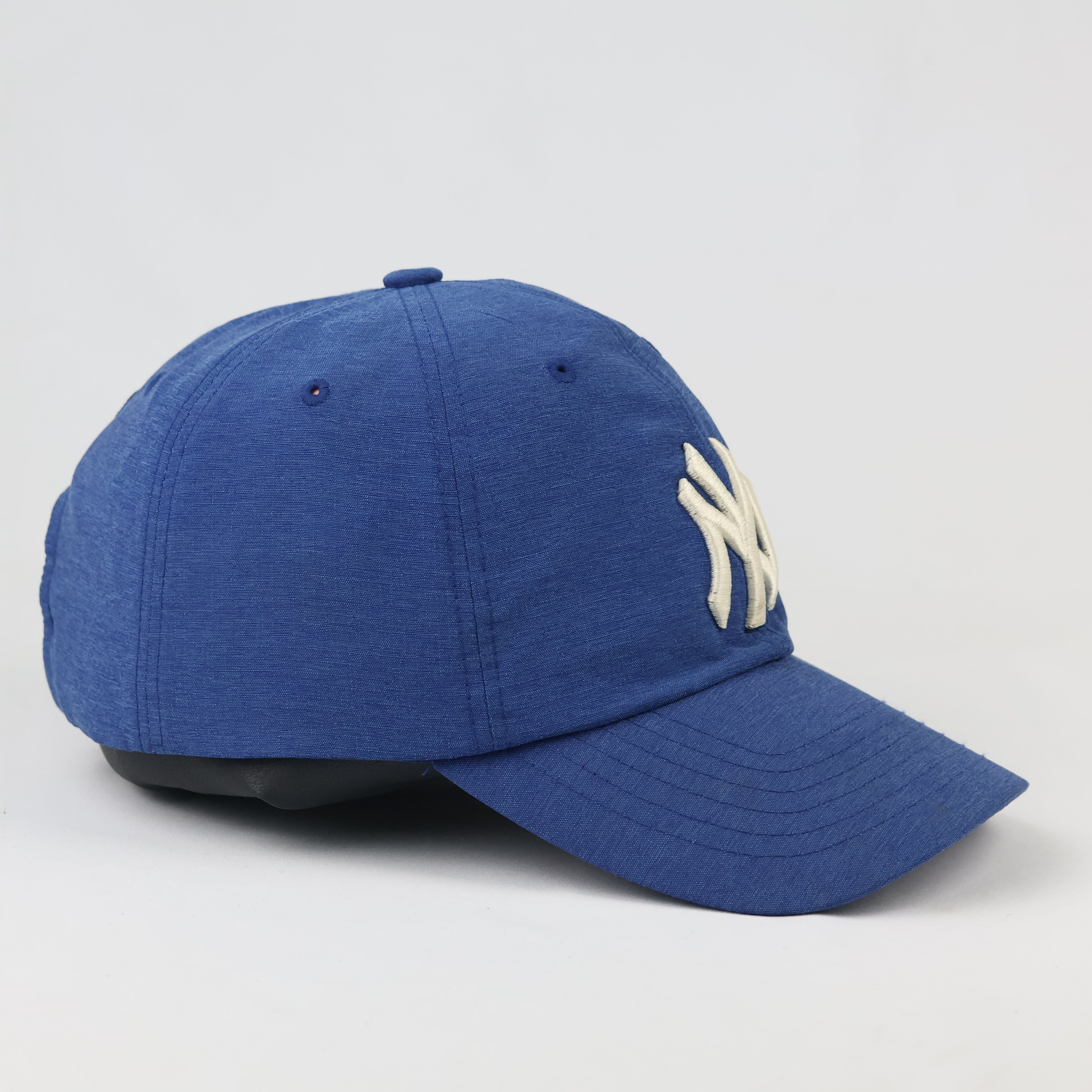 Thrifted NY Yankees '47 Clean Up Cap | Matte Black Embroidered