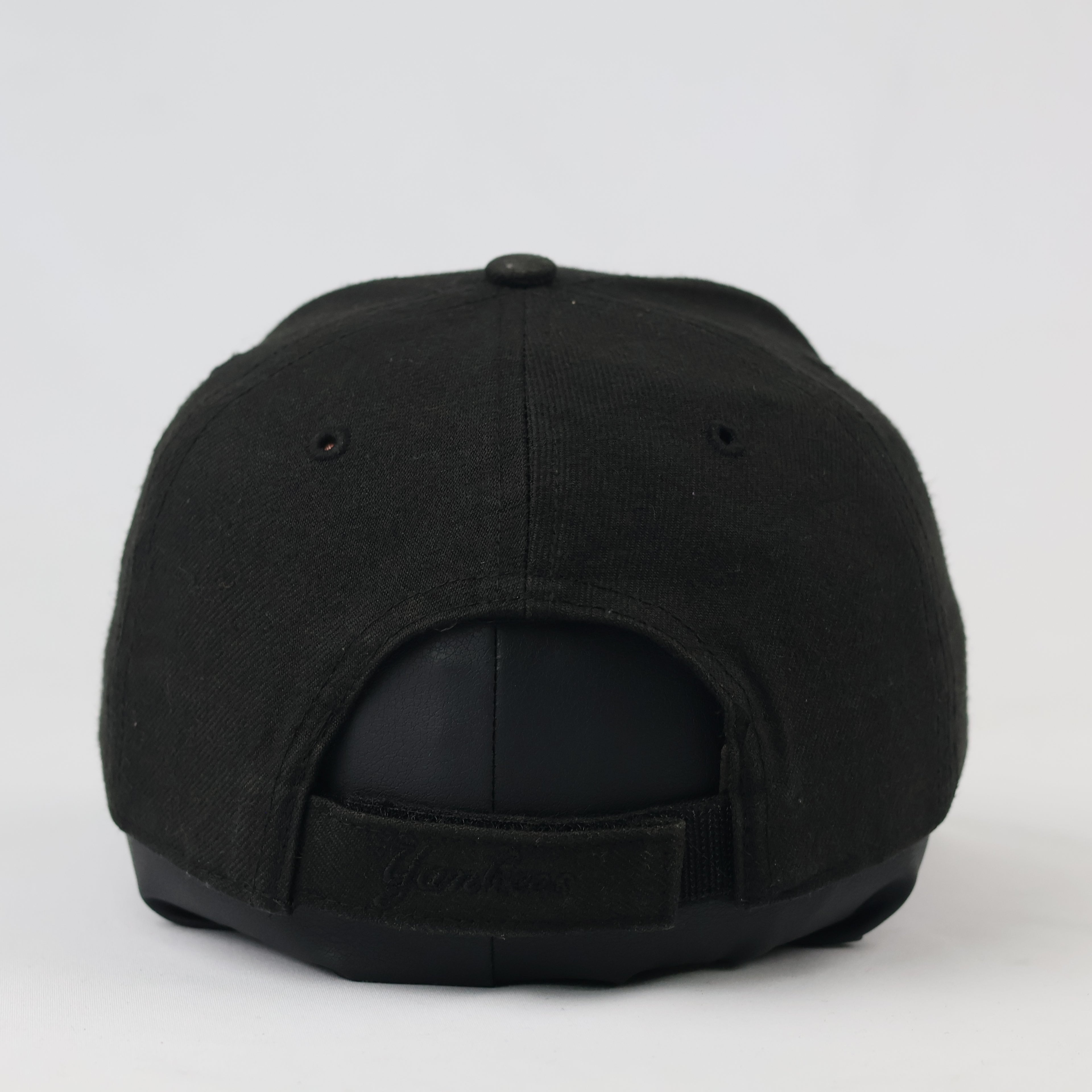 Thrifted NY Yankees '47 Clean Up Cap | Matte Black Embroidered