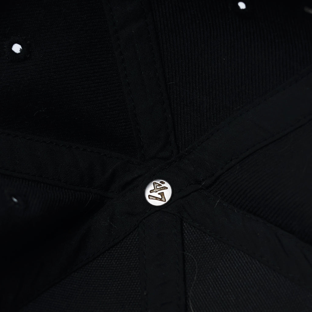 Thrifted NY Yankees '47 Clean Up Cap | Matte Black Embroidered