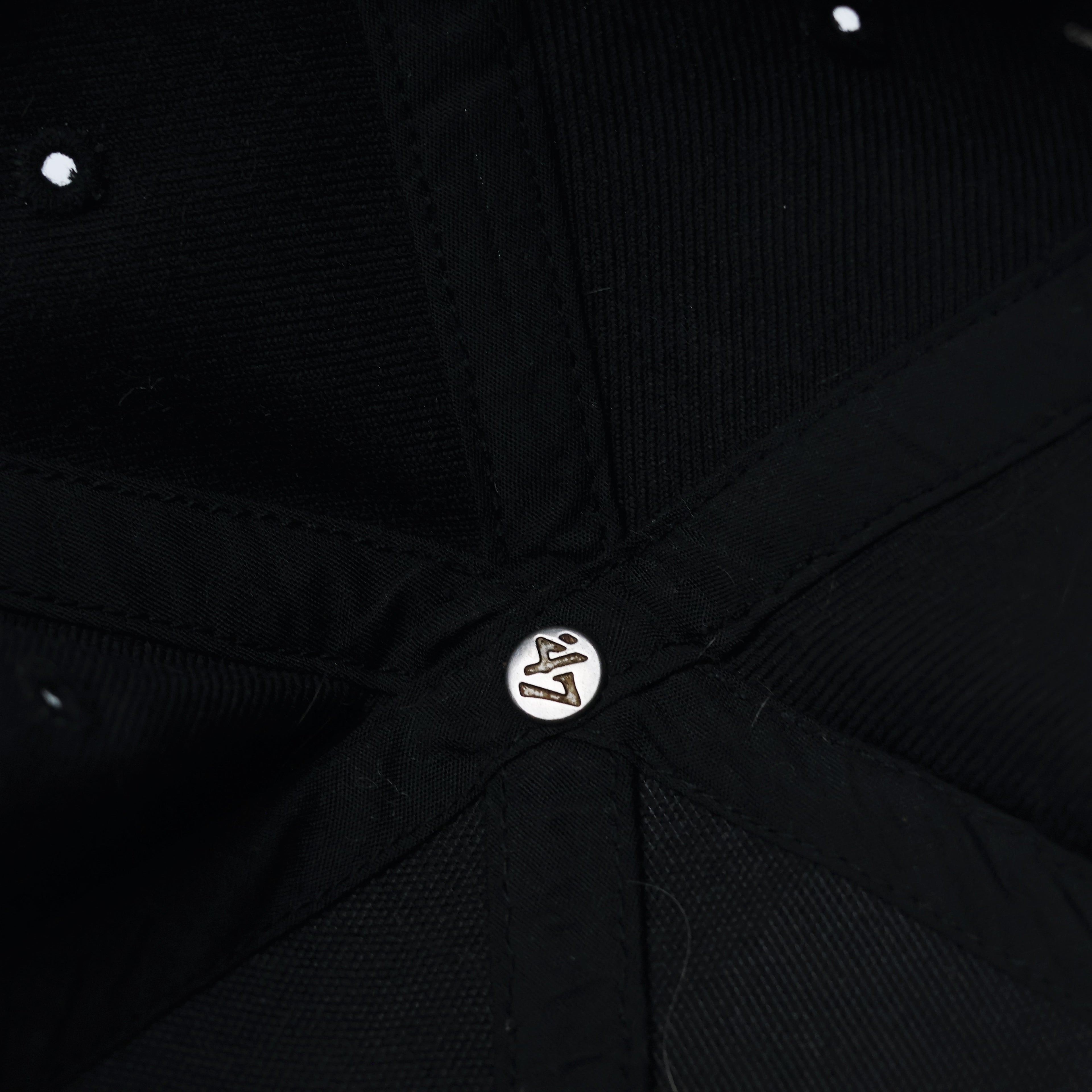 Thrifted NY Yankees '47 Clean Up Cap | Matte Black Embroidered