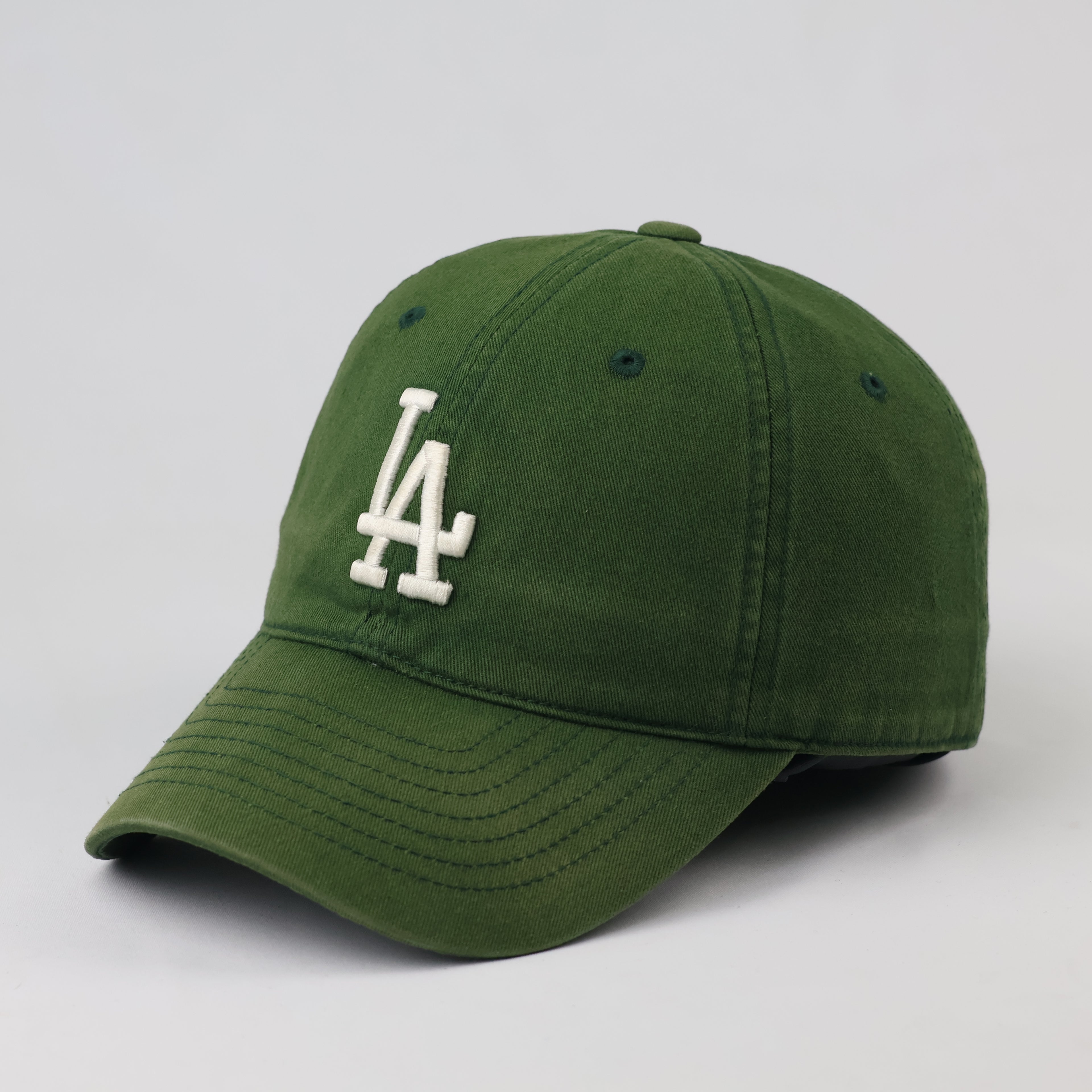 Thrifted LA Dodgers Dark Green Baseball Cap | Adjustable 57-60 cm