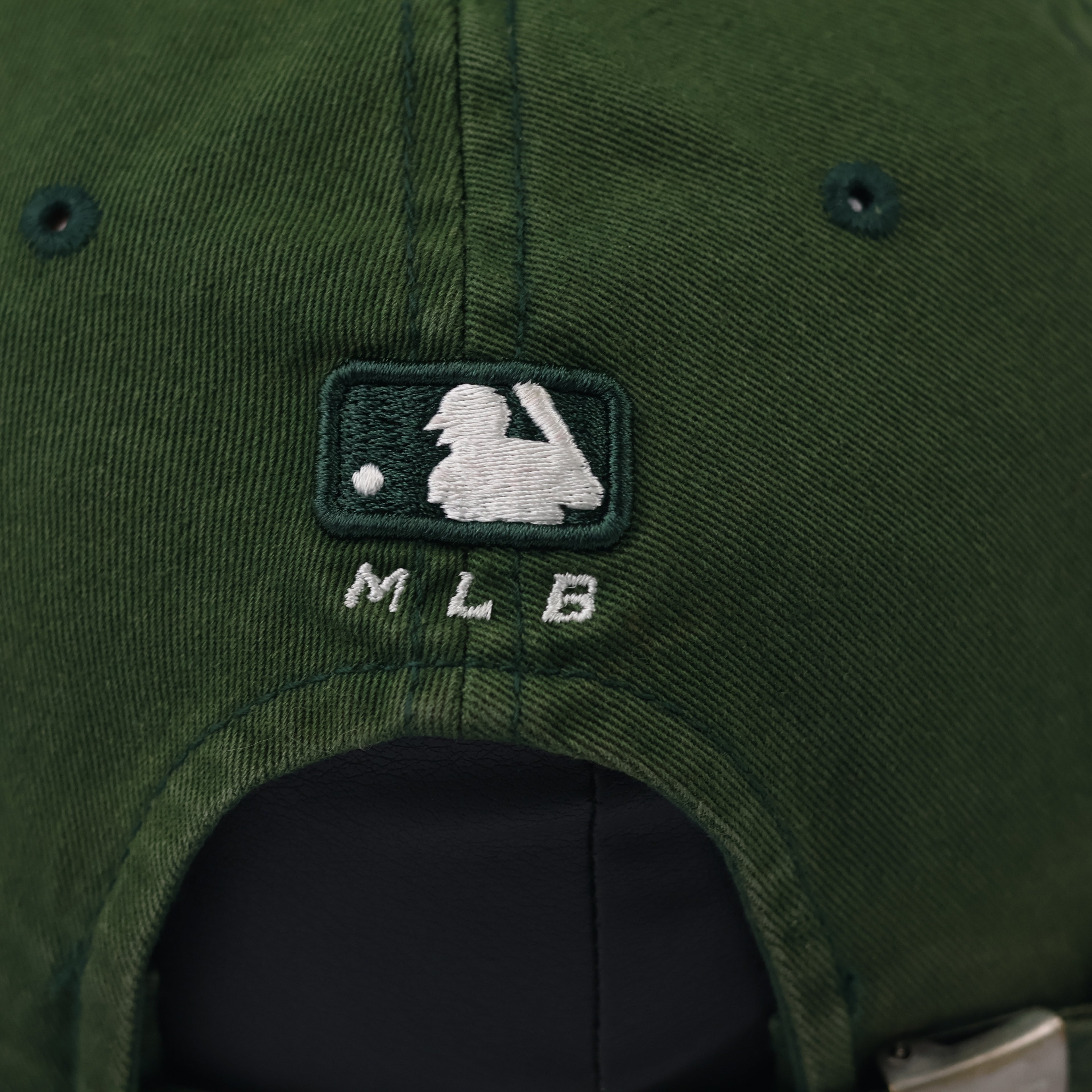 Thrifted LA Dodgers Dark Green Baseball Cap | Adjustable 57-60 cm
