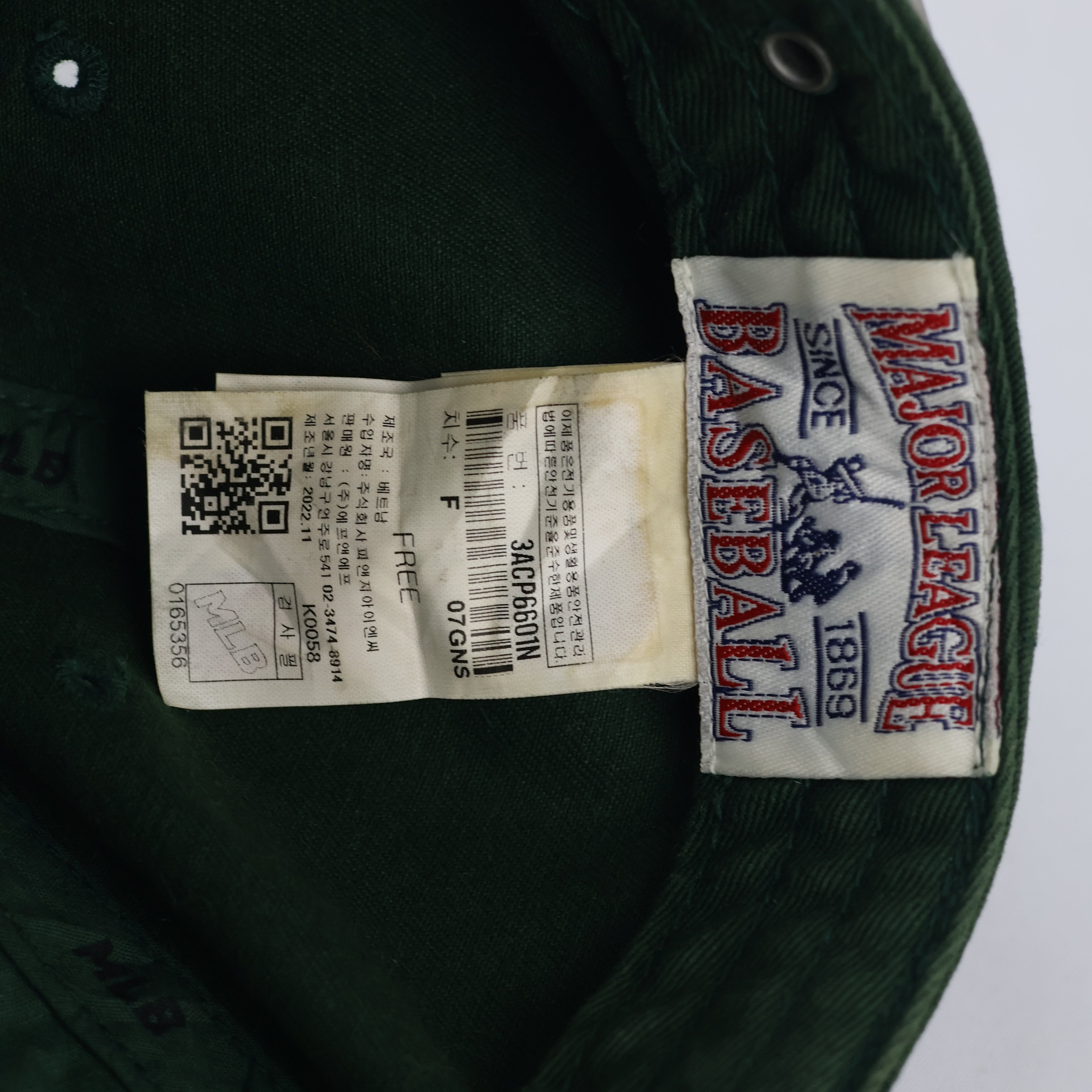 Thrifted LA Dodgers Dark Green Baseball Cap | Adjustable 57-60 cm