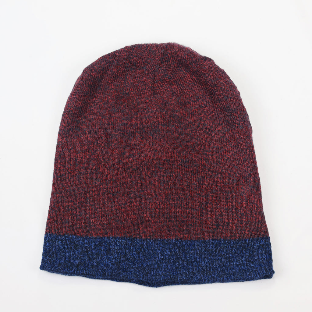 New Zealand "Silver Fern" Beanie | Cricket & Rugby Fan Winter Hat | Navy & Burgundy