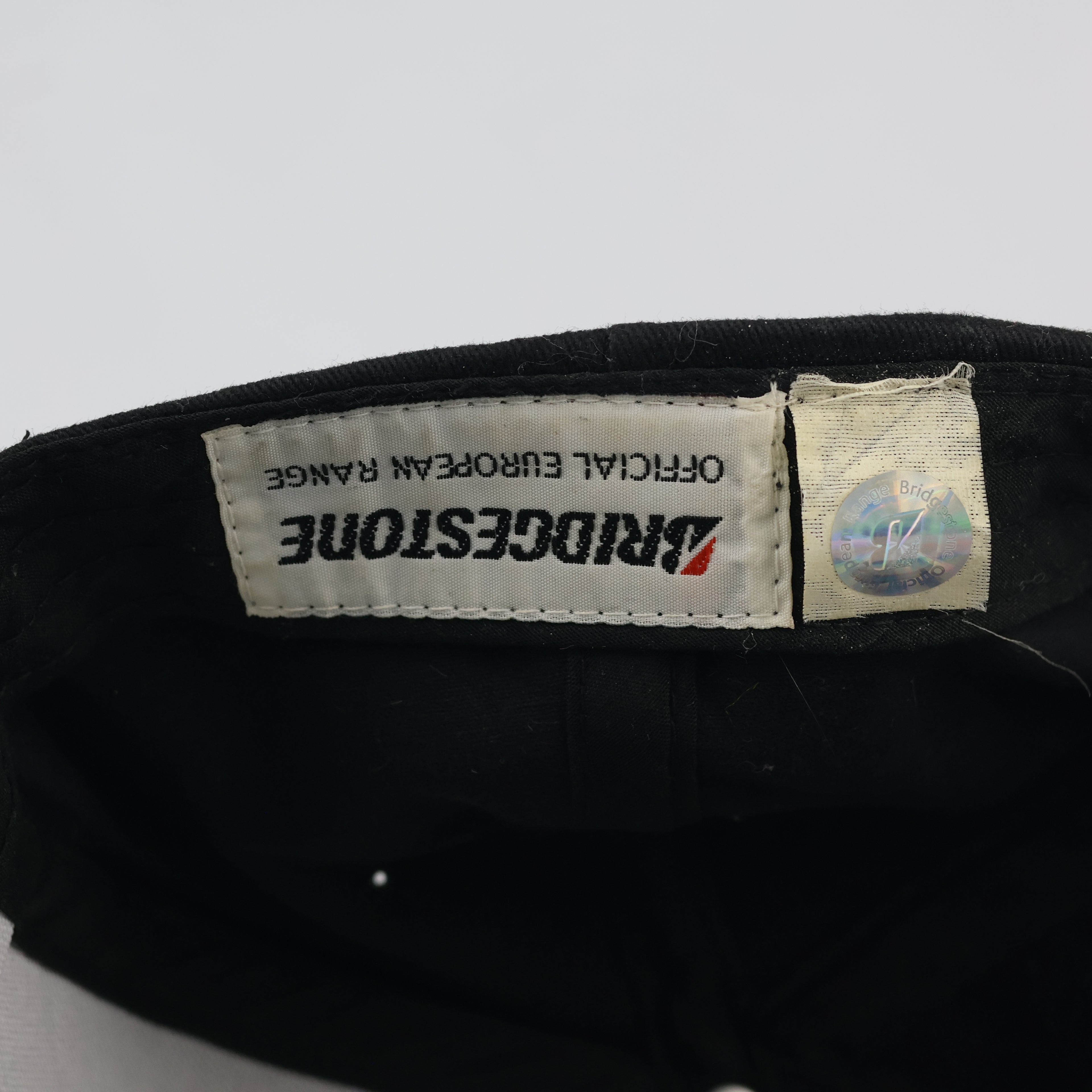 Thrifted Bridgestone Official European Range Black Hat | 57-59cm