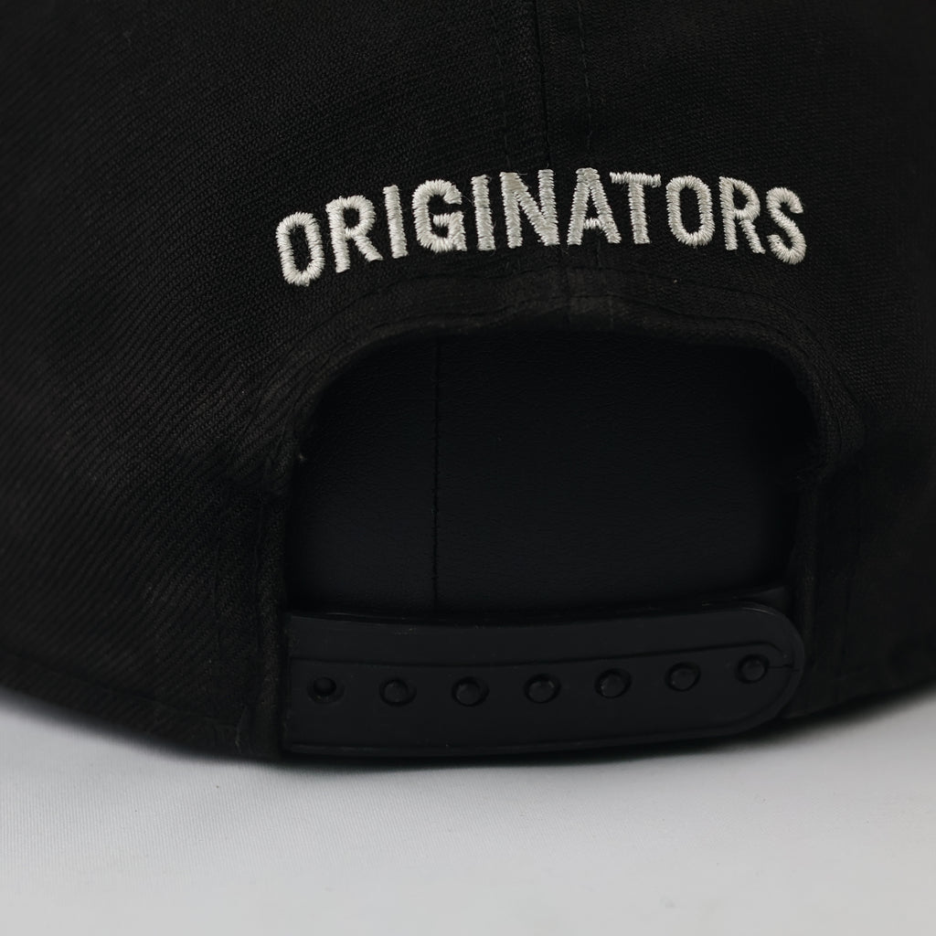 Thrifted New Era 950 Originators Black Cap | Adjustable 57-59cm
