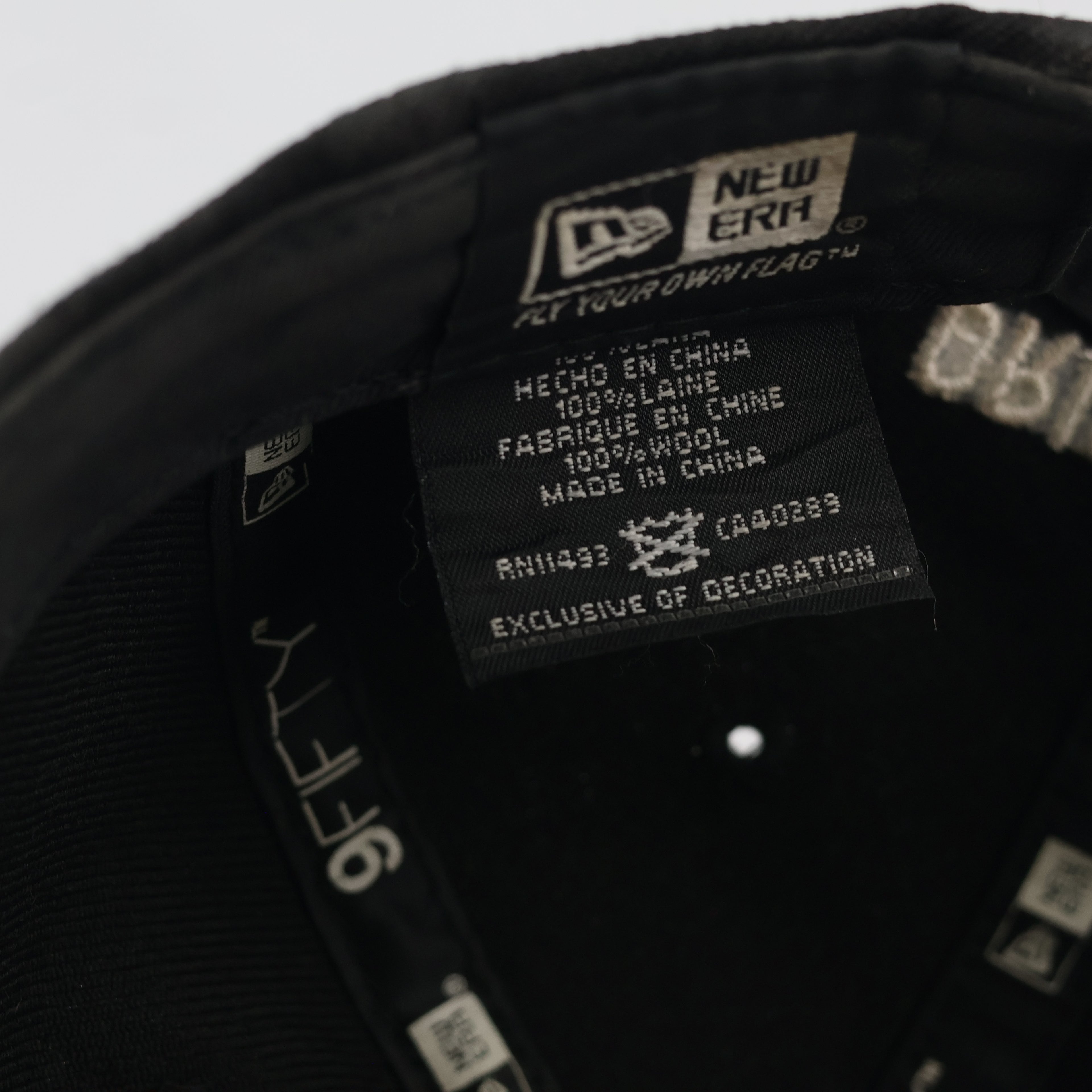 Thrifted New Era 950 Originators Black Cap | Adjustable 57-59cm