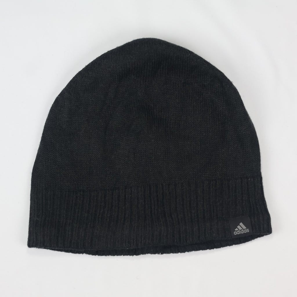Adidas Black Knit Beanie | Performance Winter Skull Cap | Unisex Gym Wear