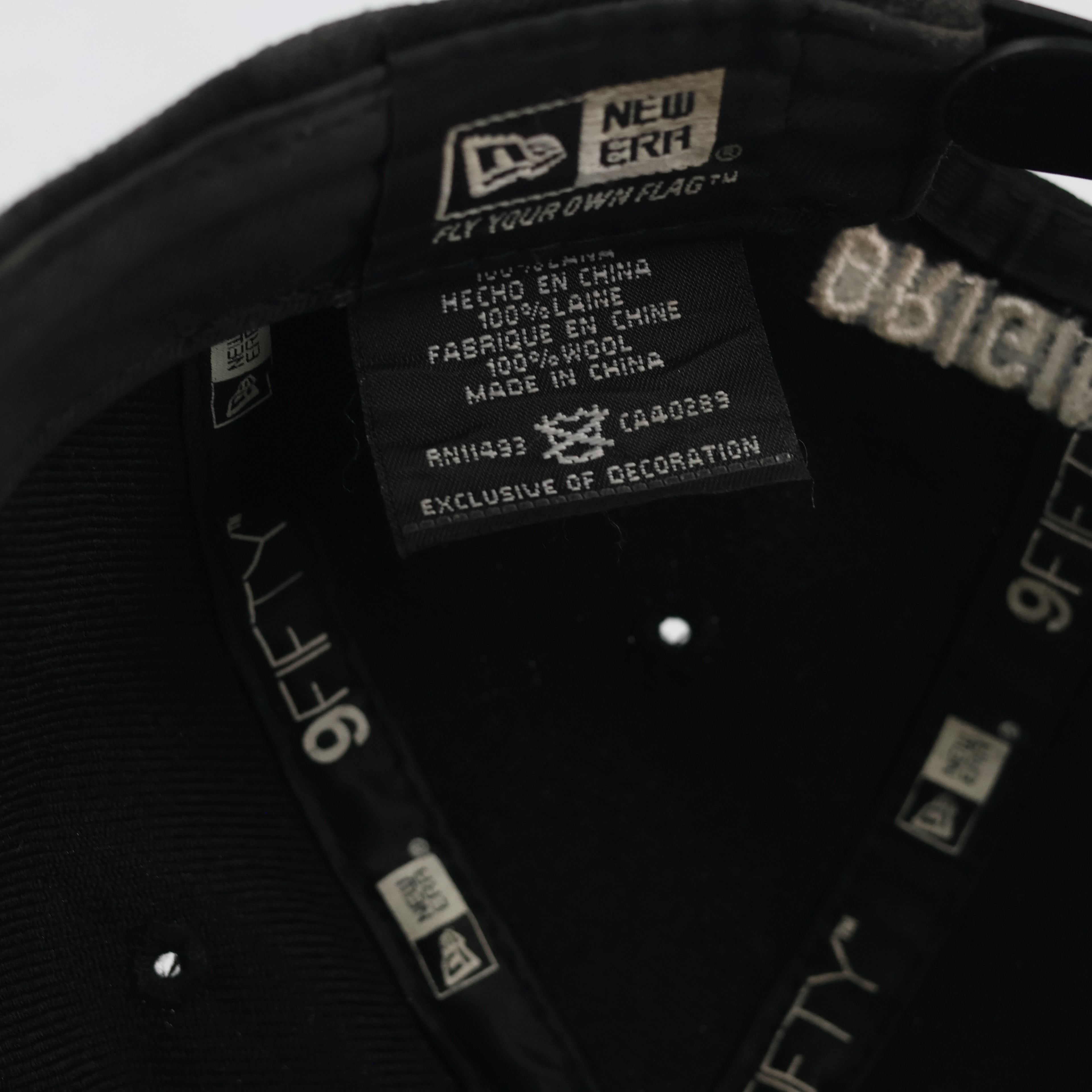 Thrifted New Era 950 Originators Black Cap | Adjustable 57-59cm