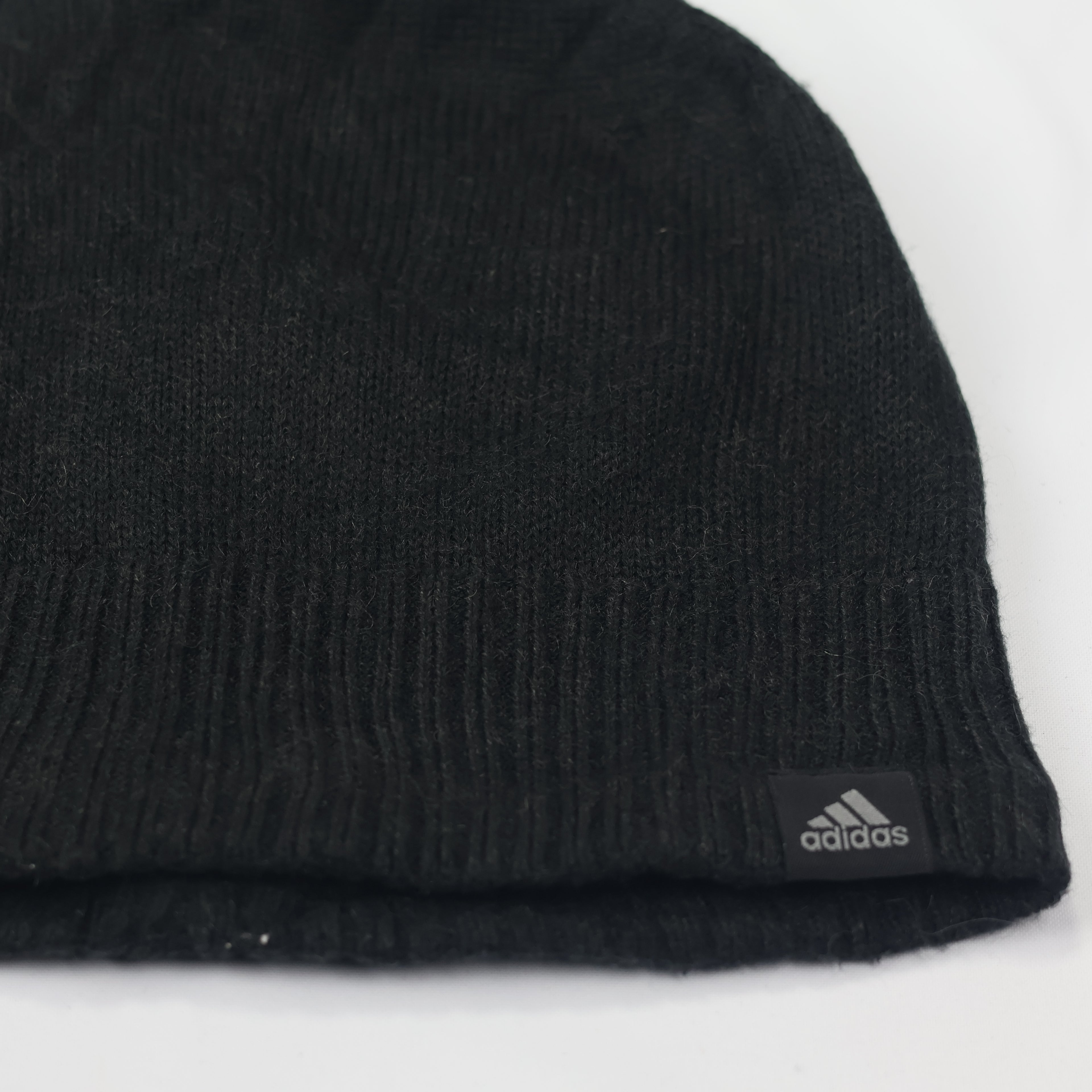 Adidas Black Knit Beanie | Performance Winter Skull Cap | Unisex Gym Wear