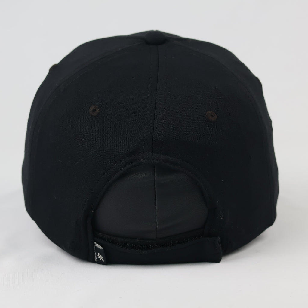 Thrifted 4F Minimalist Matte Black Athletic Hat | Size S/M