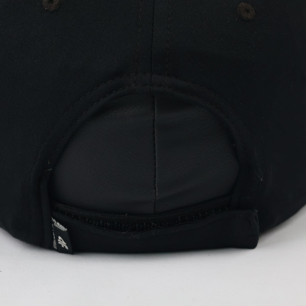 Thrifted 4F Minimalist Matte Black Athletic Hat | Size S/M