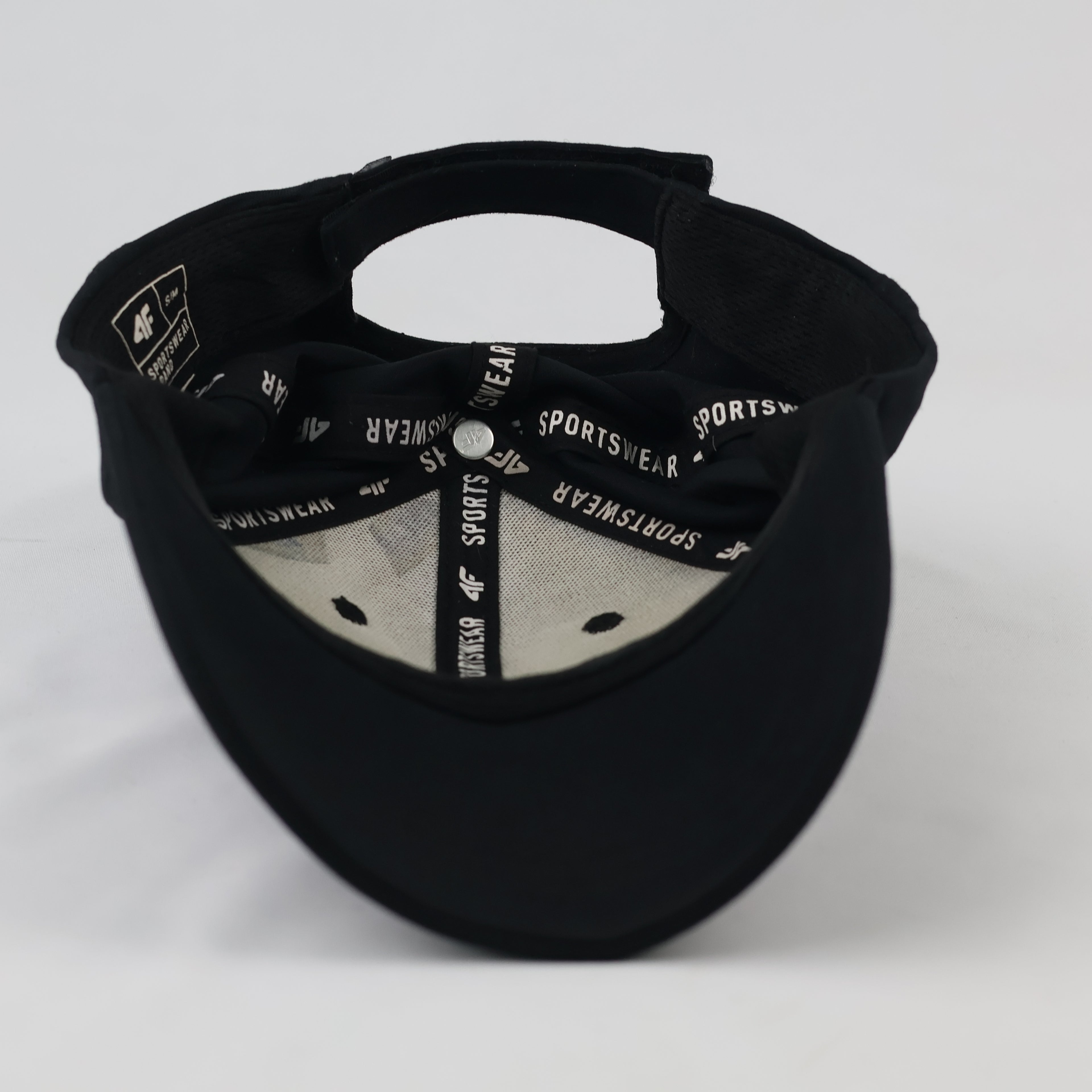 Thrifted 4F Minimalist Matte Black Athletic Hat | Size S/M