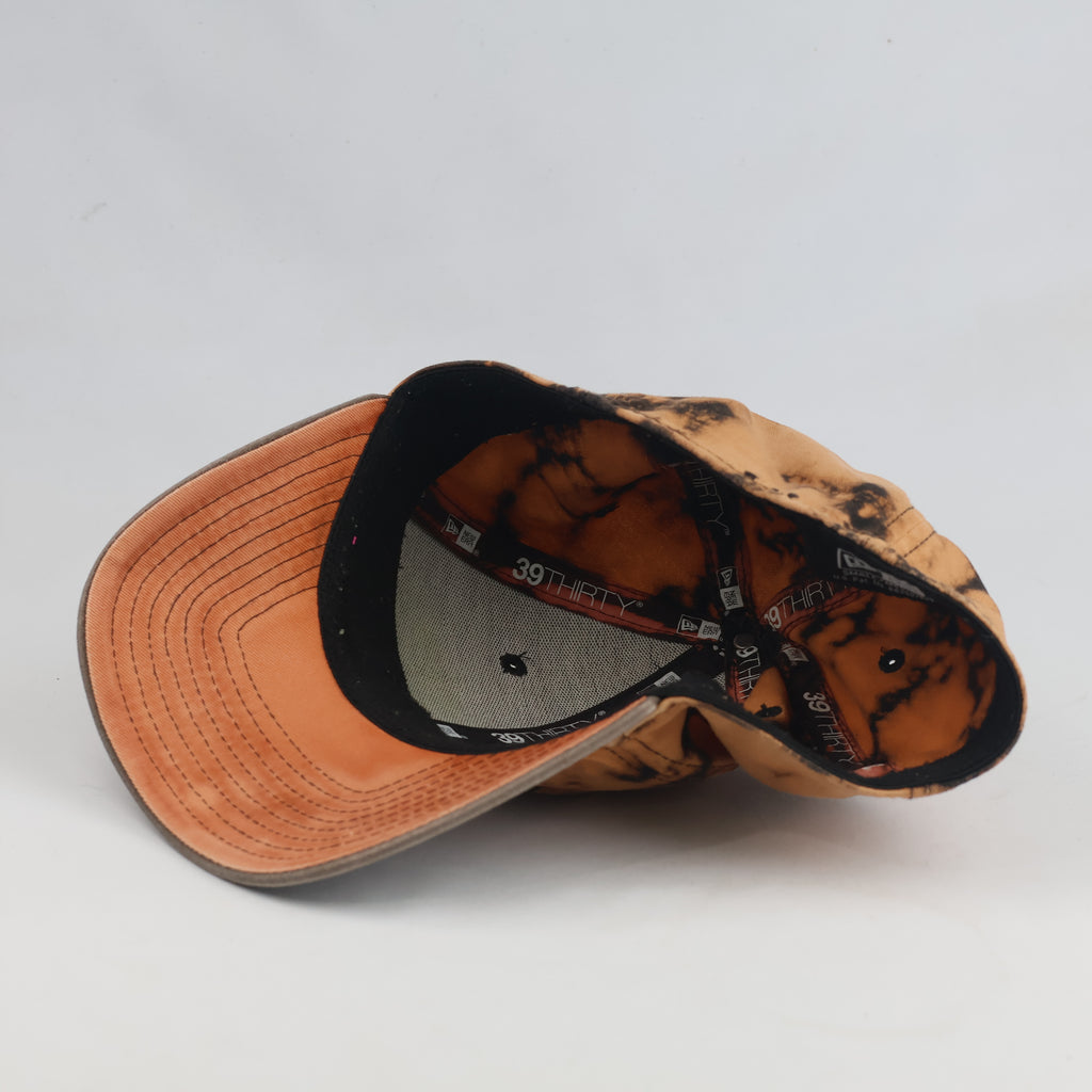 Thrifted New York Yankees Tie-Dye Brown Baseball Cap (57cm) | 10539