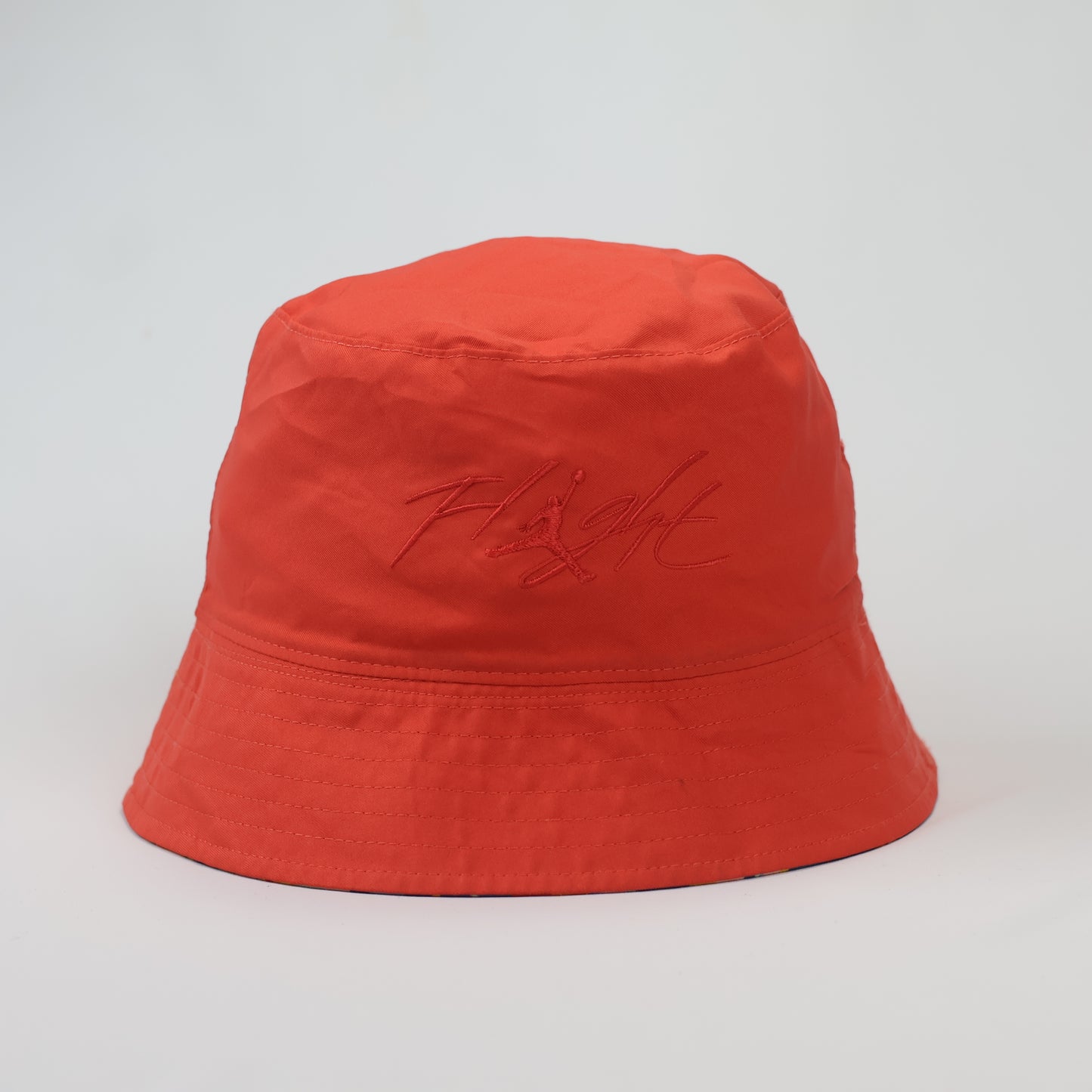 Nike Air Jordan 2-in-1 Bucket Hat | Retro Paint Splash Print & Solid Red