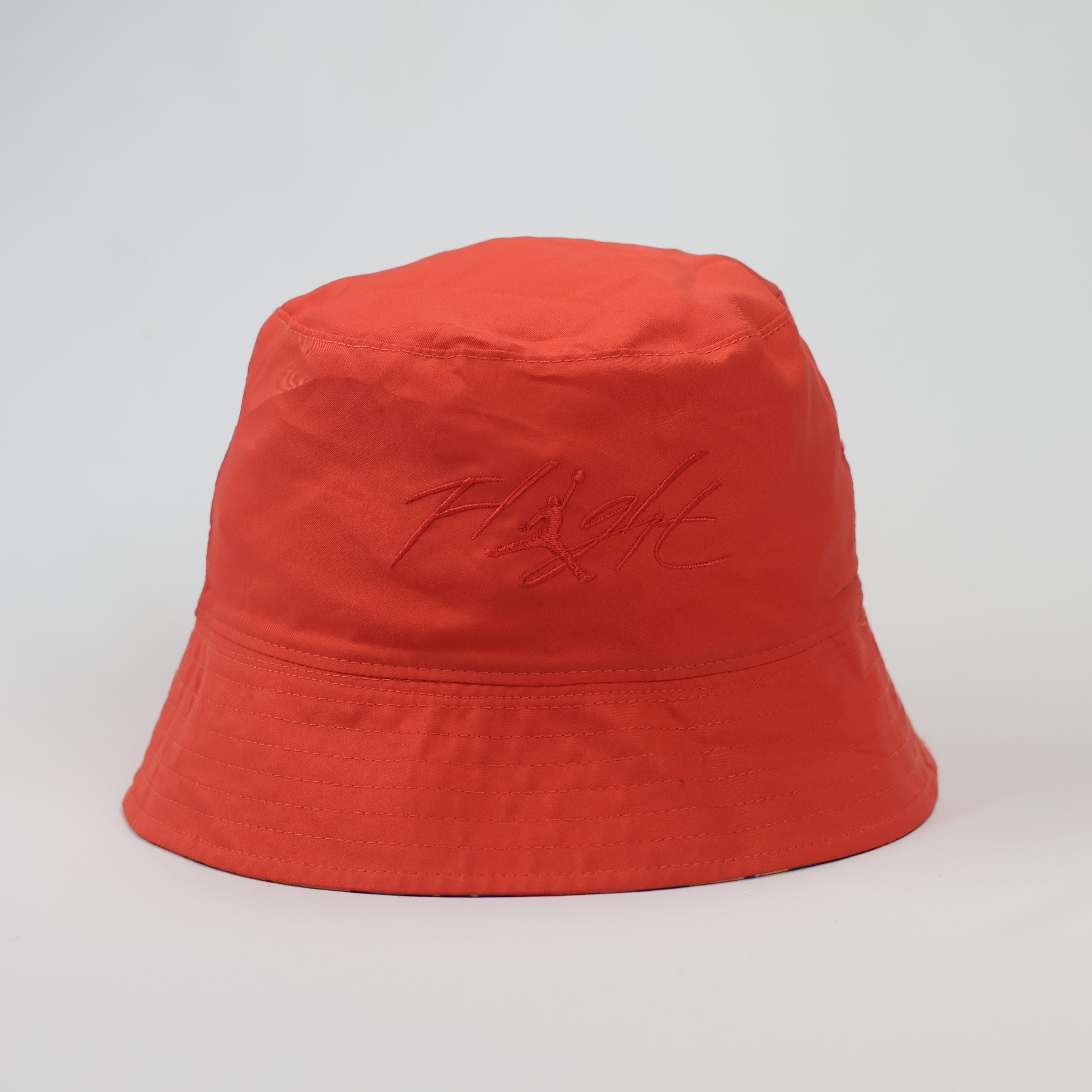 Nike Air Jordan 2-in-1 Bucket Hat | Retro Paint Splash Print & Solid Red