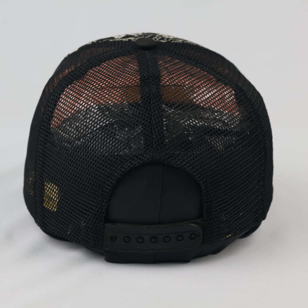 Thrifted Big Buddha Y2K All-Over Print Trucker Cap | Size 56-58 cm