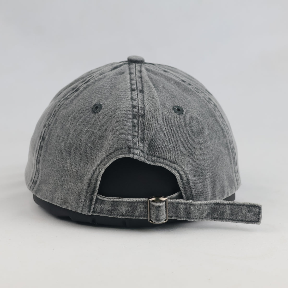 Thrifted Vintage Grey Zion National Park Leather Patch Baseball Cap (56–57 cm) | 10548