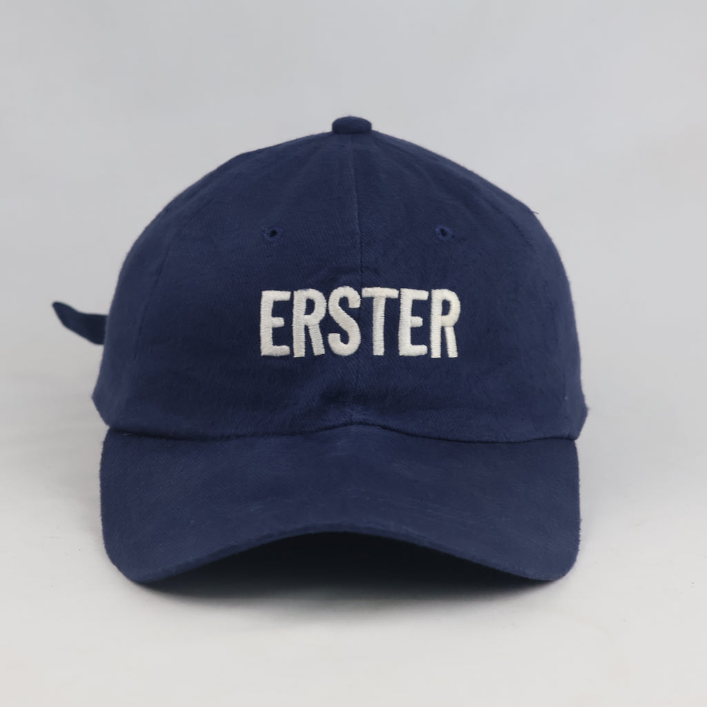 Thrifted Navy Blue SEAT Erster Cotton Baseball Cap (57cm) | 10587