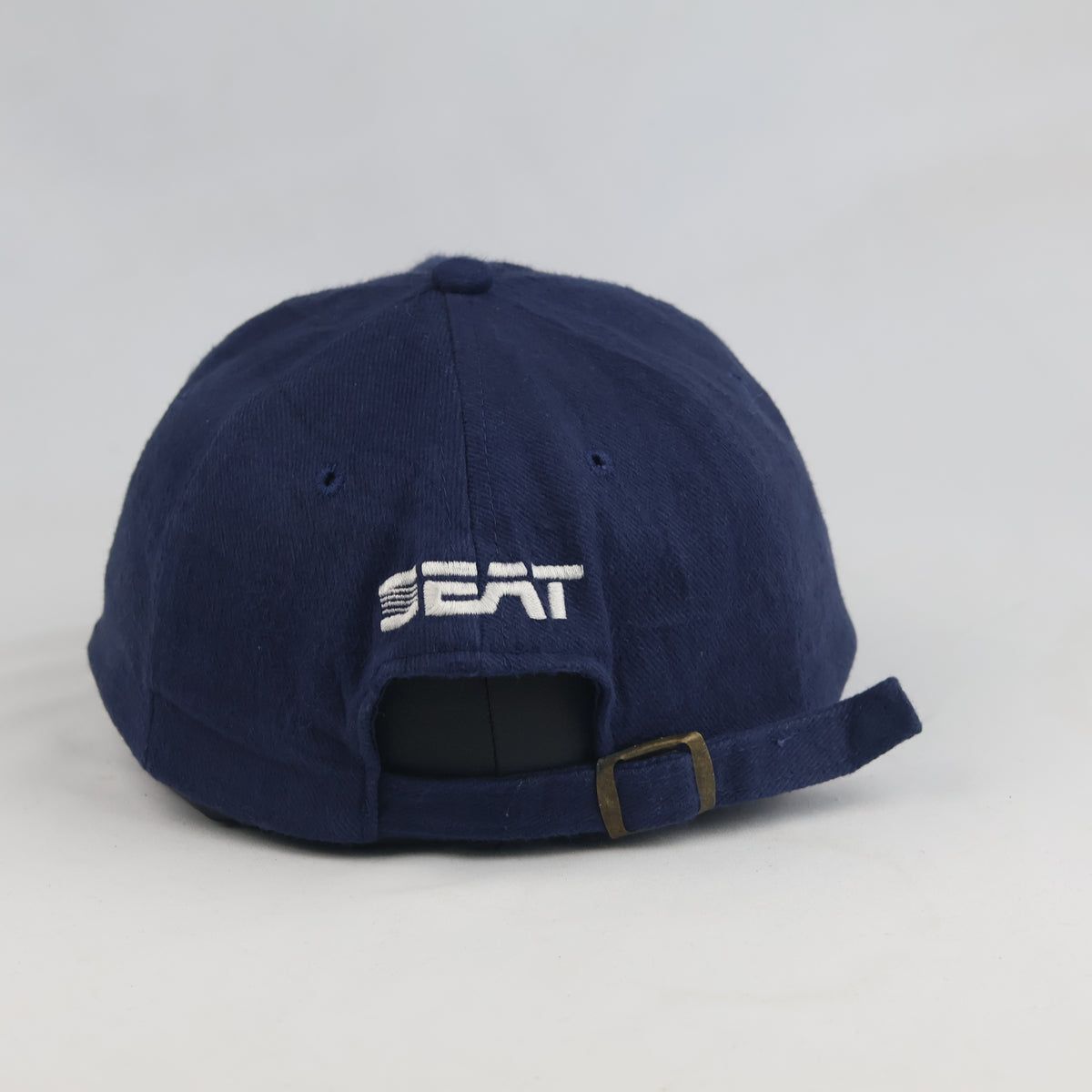 Thrifted Navy Blue SEAT Erster Cotton Baseball Cap (57cm) | 10587