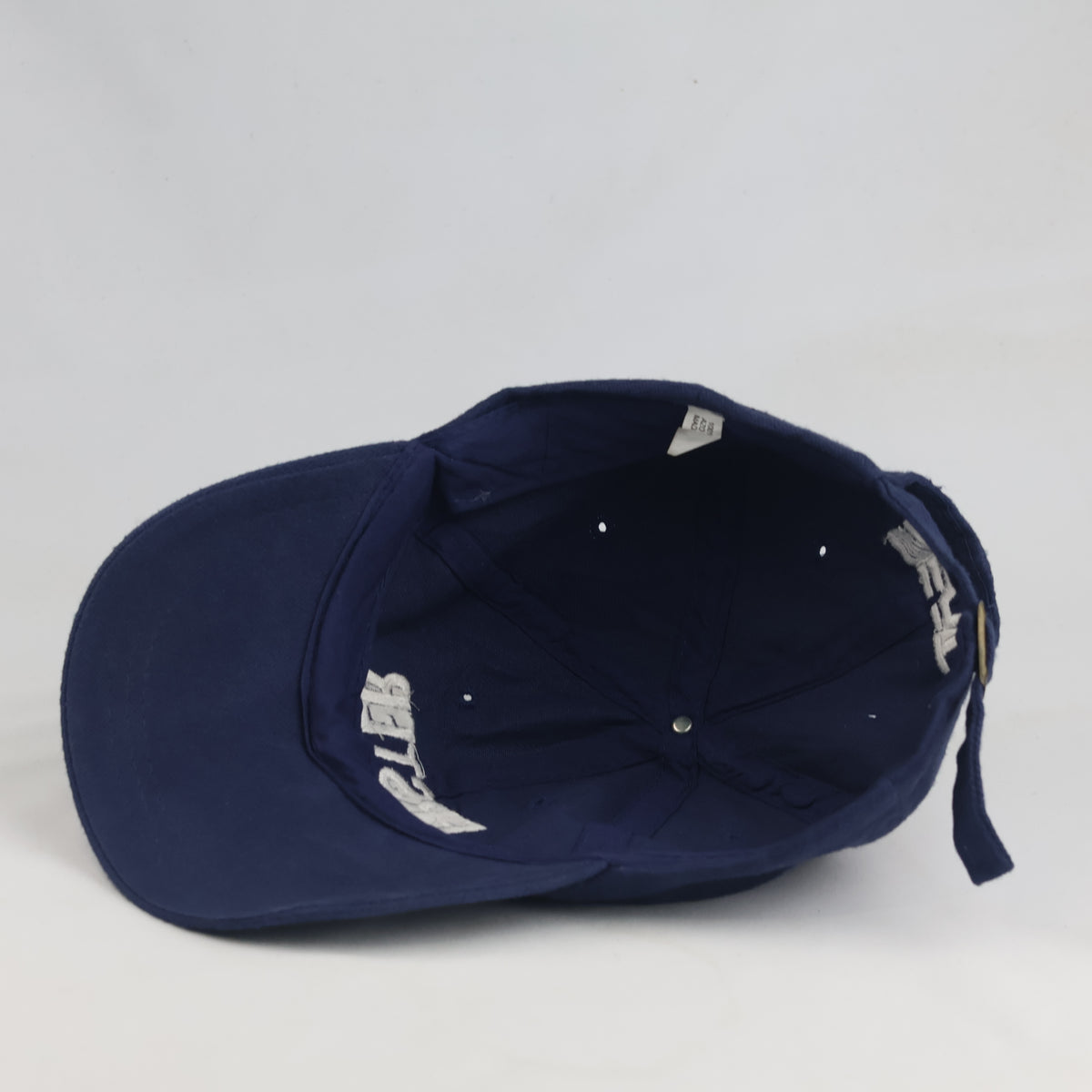 Thrifted Navy Blue SEAT Erster Cotton Baseball Cap (57cm) | 10587