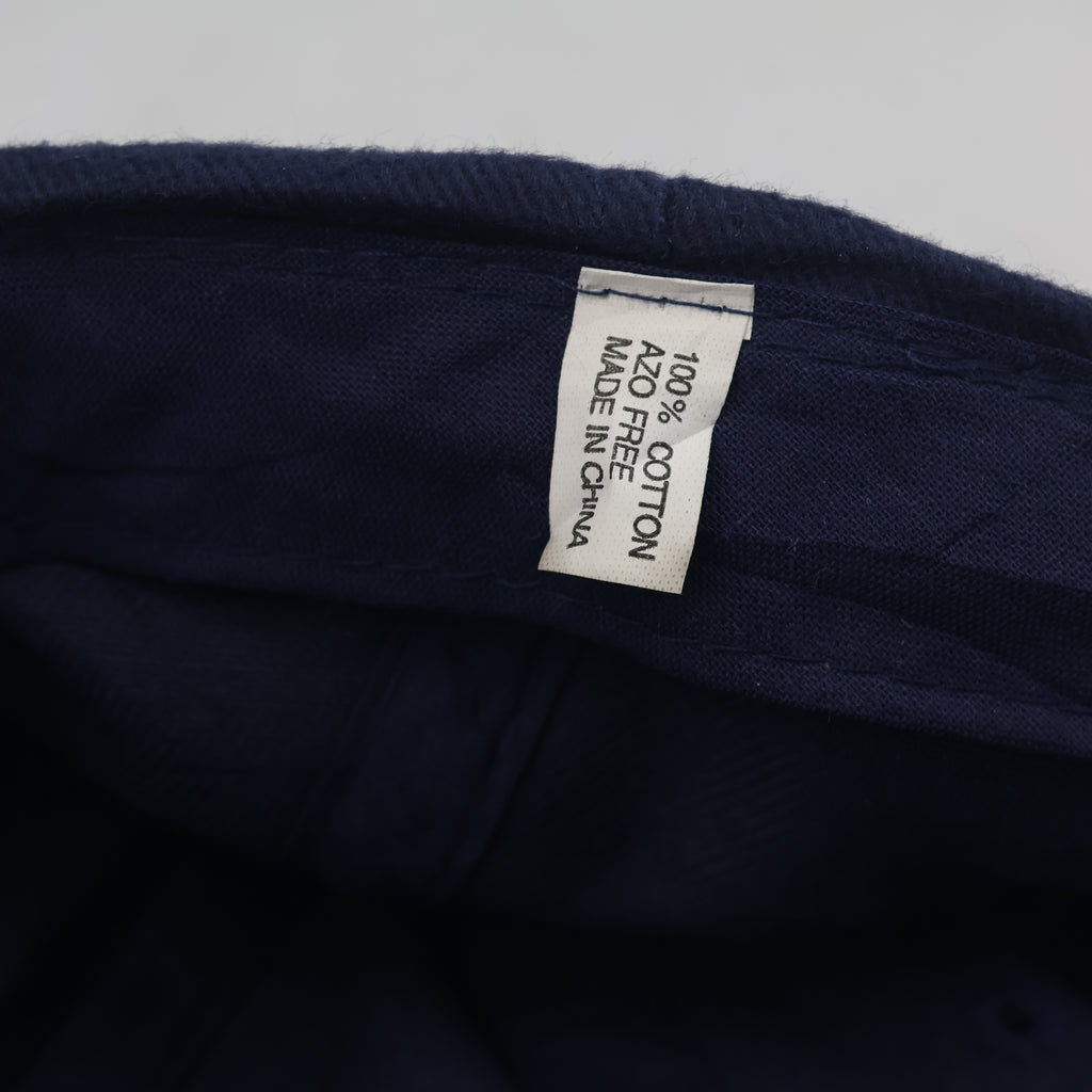 Thrifted Navy Blue SEAT Erster Cotton Baseball Cap (57cm) | 10587