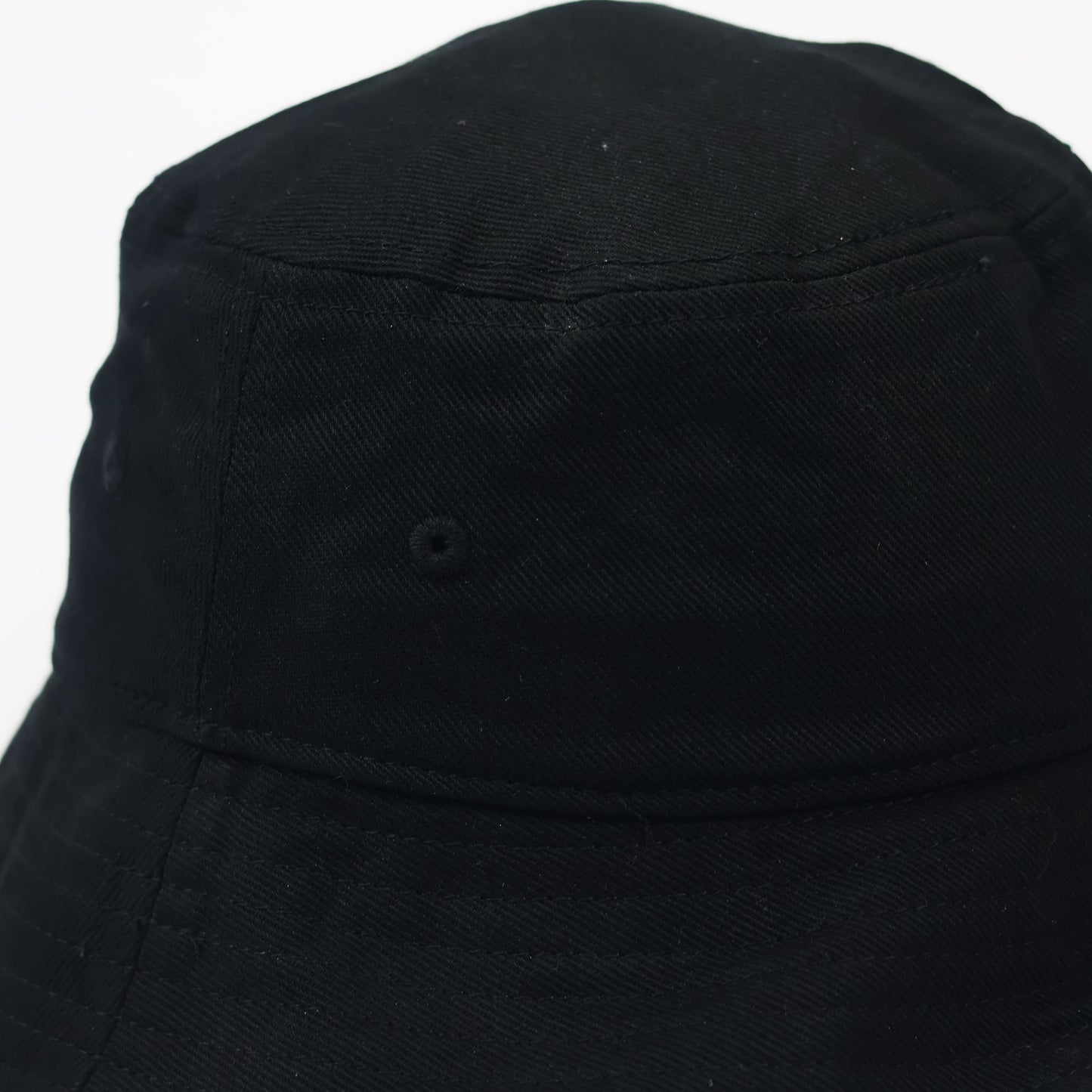 H&M Black Cotton Bucket Hat | Classic Fisherman Cap | Size M (58cm)