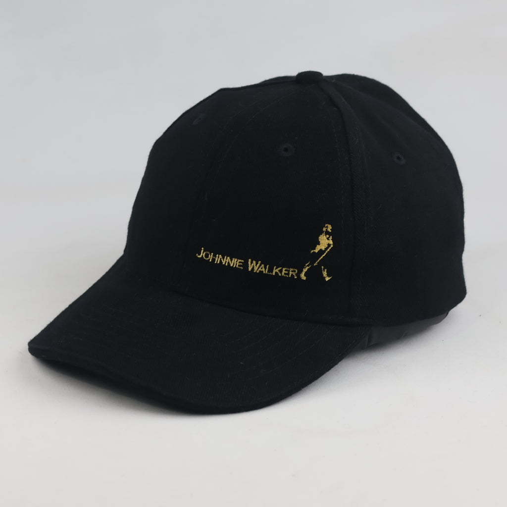 Thrifted Johnnie Walker Striding Man Black Dad Hat (56-57cm) | 10576