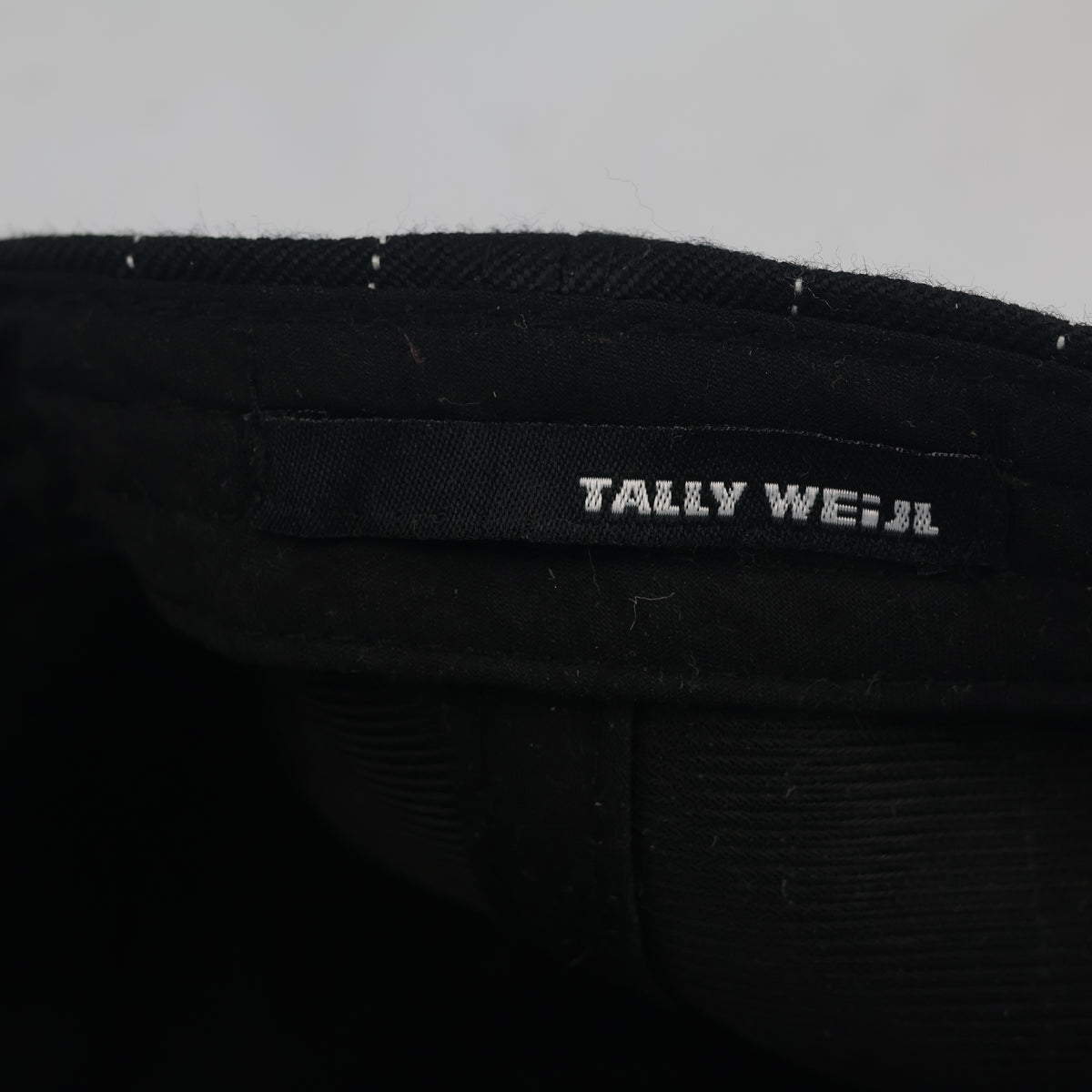Thrifted Tally Weijl Classic Pinstripe Baseball Cap (57cm) | 10541