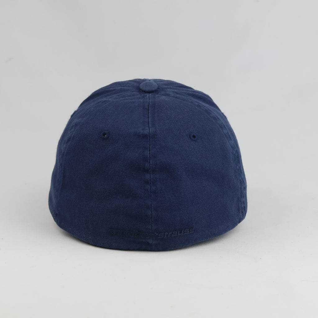 Thrifted Yupoong Flexfit Plain Navy Workwear Hat (58-60cm) | 10575
