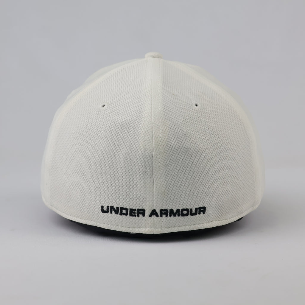 Thrifted Under Armour UA Classic Fit Cap | White & Black