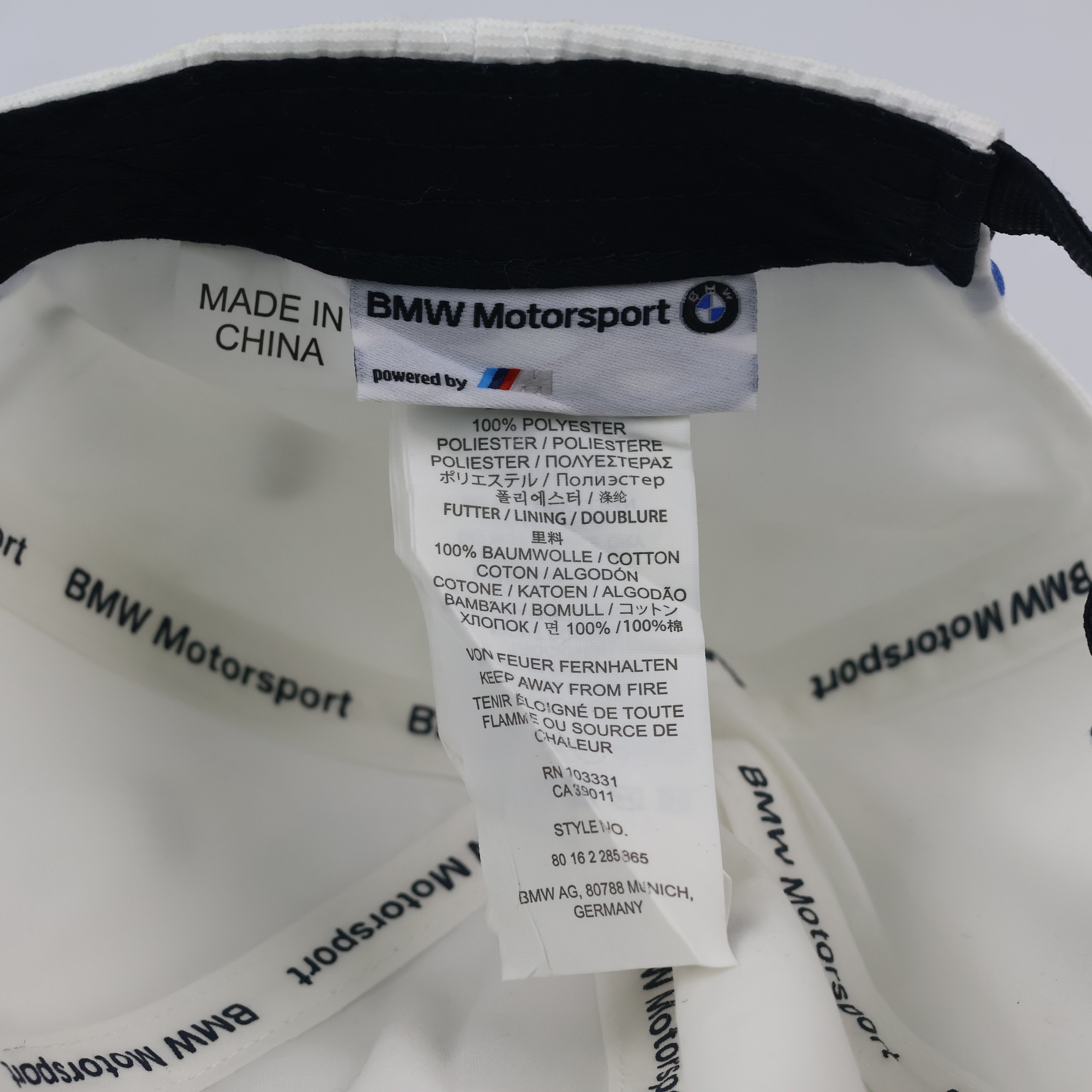 Thrifted BMW Motorsport Tech Cap | Adjustable Strapback 57-59cm