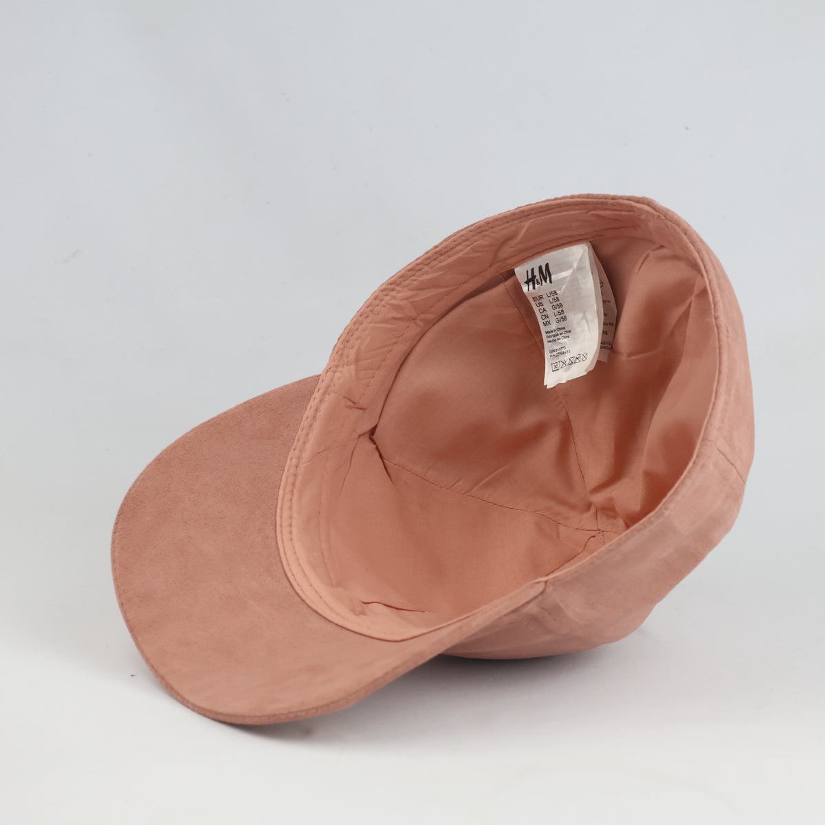 Thrifted H&M Soft Suede-Finish Pink Dad Hat (58cm) | 10574