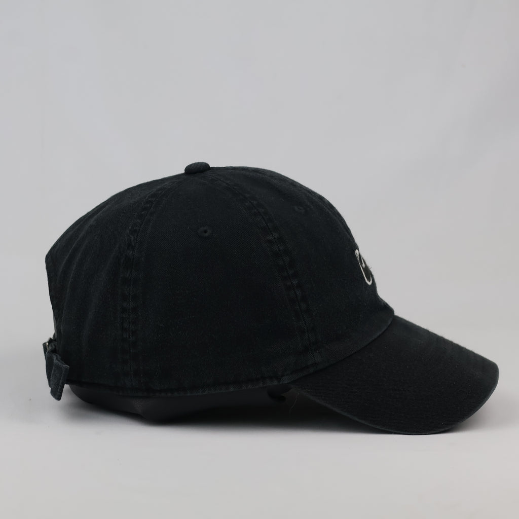Thrifted Nike Heritage 86 Black Cap | Adjustable Strapback