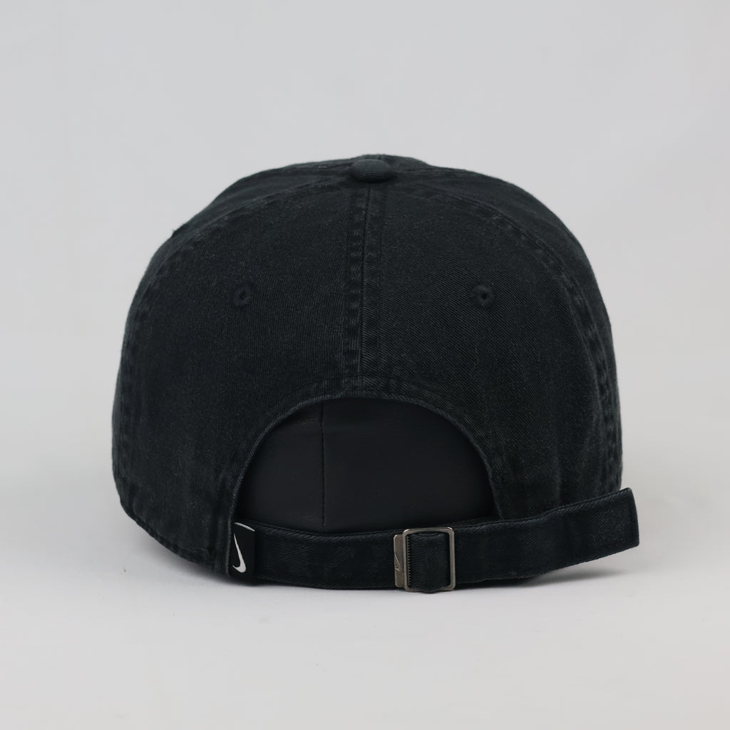 Thrifted Nike Heritage 86 Black Cap | Adjustable Strapback