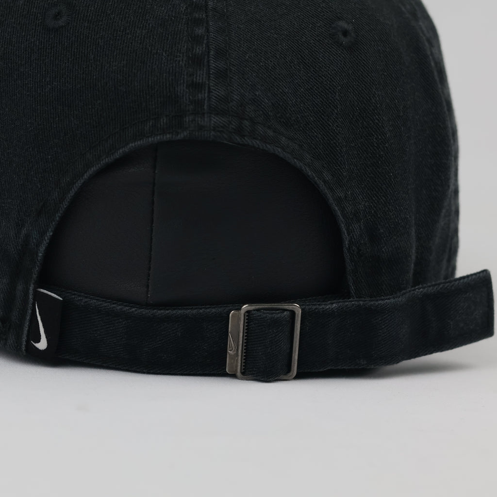 Thrifted Nike Heritage 86 Black Cap | Adjustable Strapback