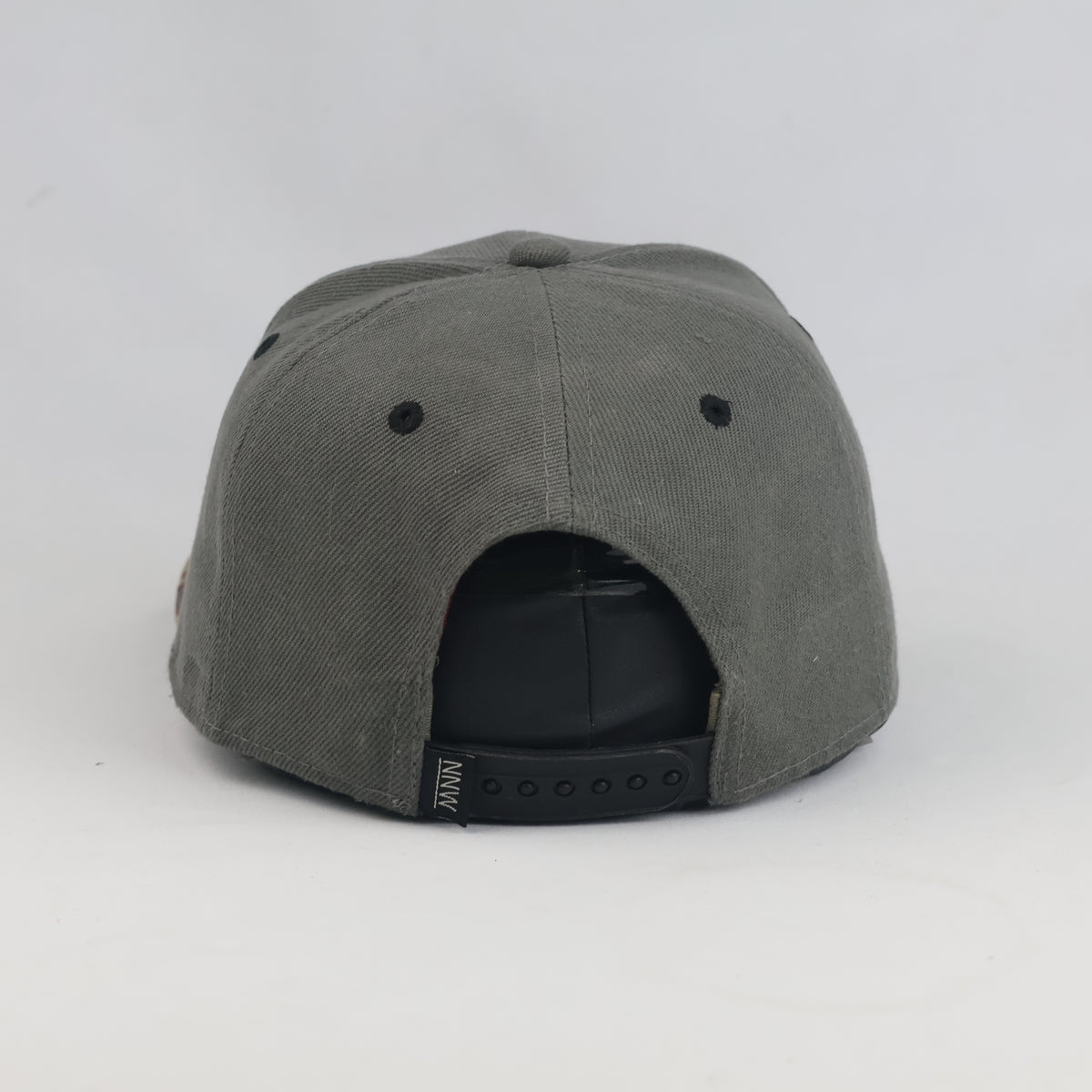 Thrifted Native Origins Salmon Print Gray Baseball Cap (57-58cm) | 10572