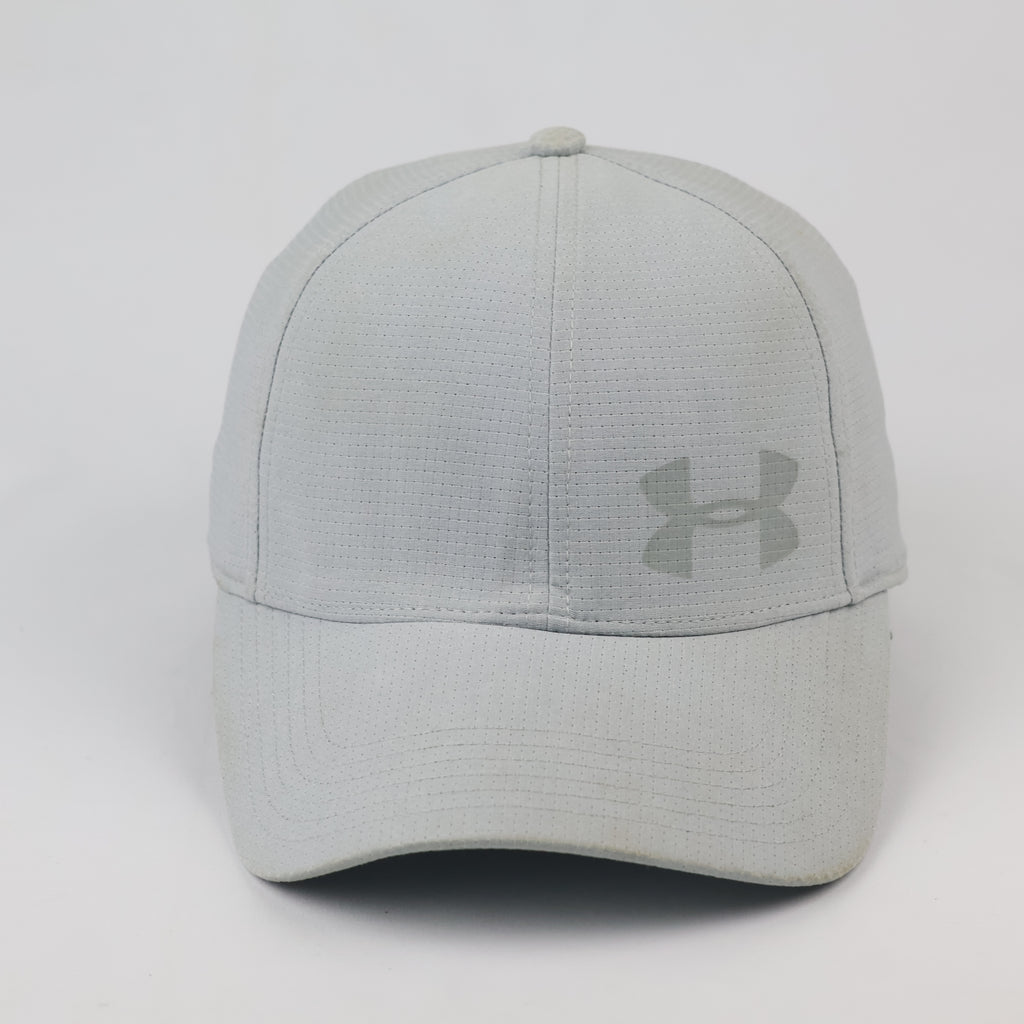 Thrifted Under Armour Micro-Mesh Performance Cap | Grey M/L