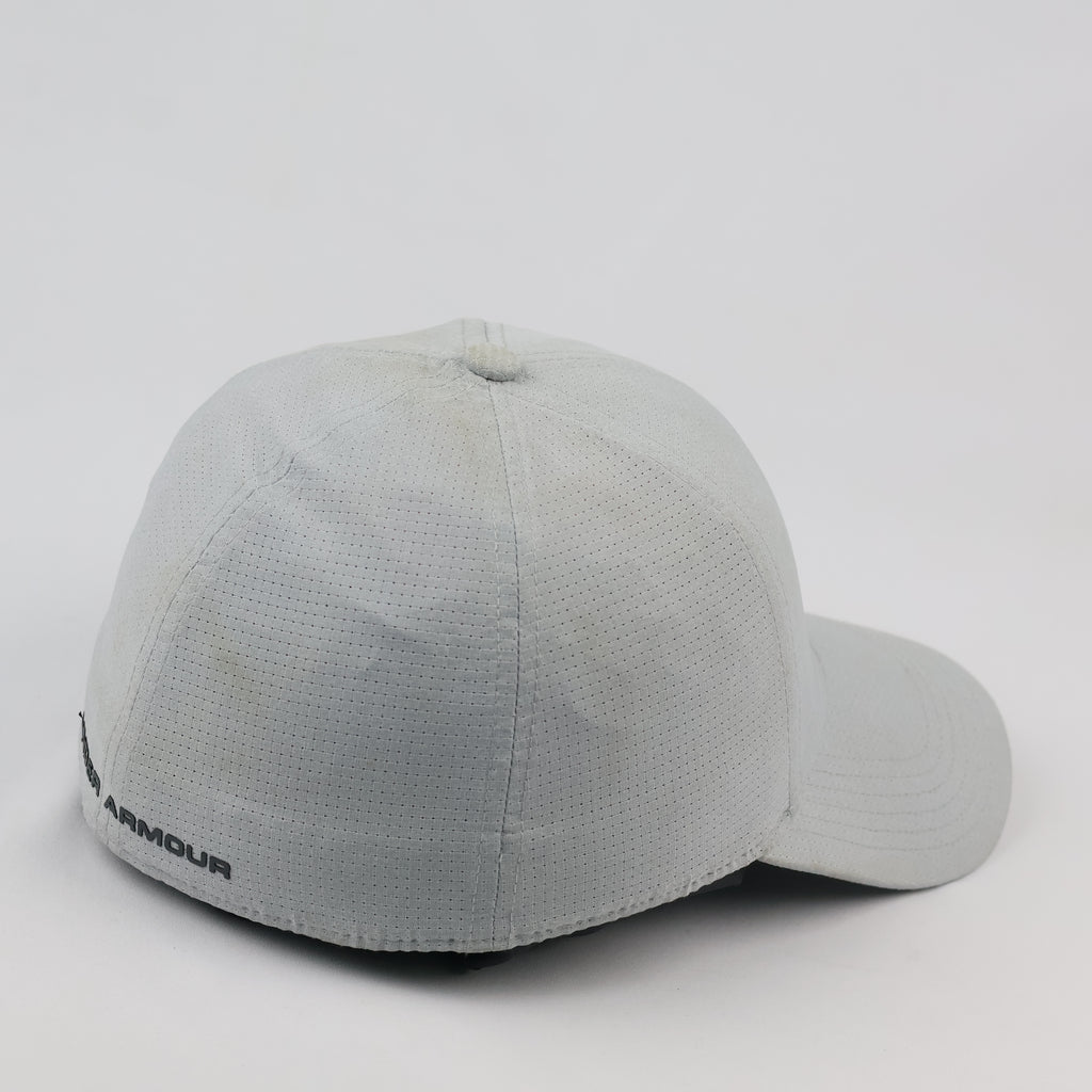 Thrifted Under Armour Micro-Mesh Performance Cap | Grey M/L