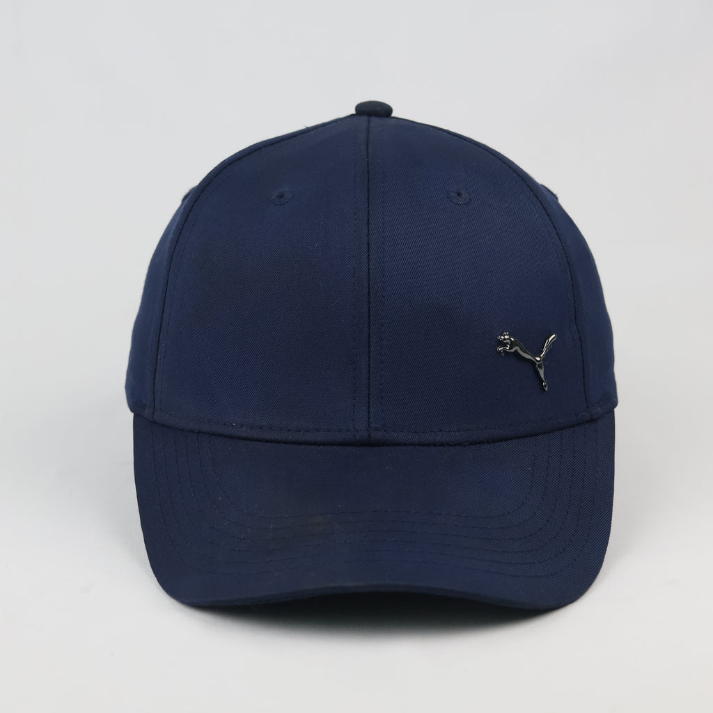 Thrifted Puma Essentials Strapback Hat | Dark Navy | 55-57cm