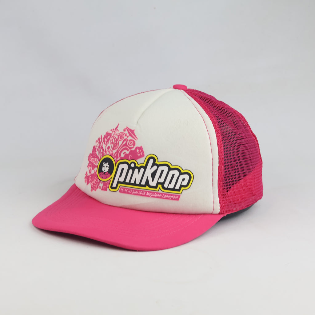 Thrifted Pinkpop Festival Mesh Snapback Cap (57cm) | 10569