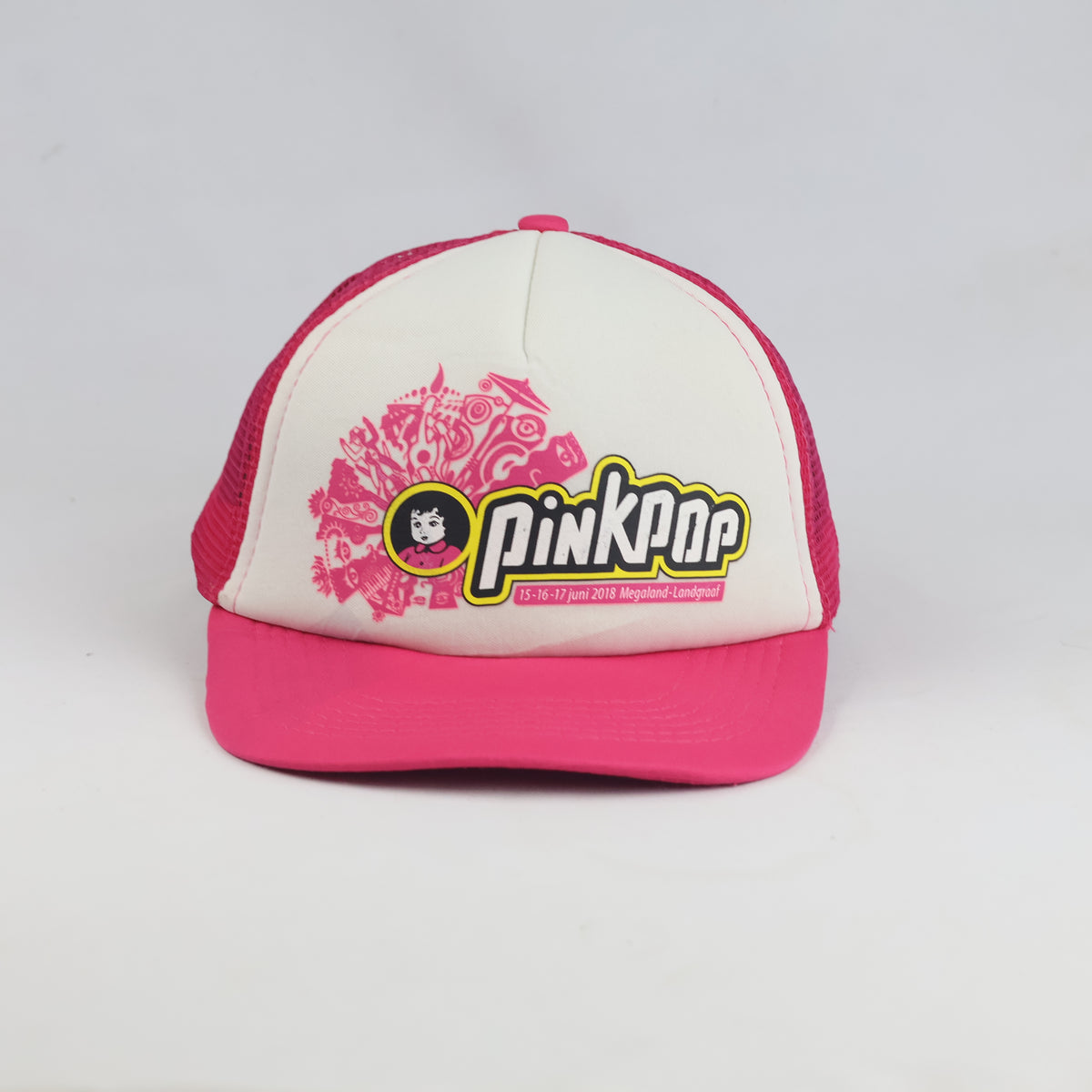 Thrifted Pinkpop Festival Mesh Snapback Cap (57cm) | 10569