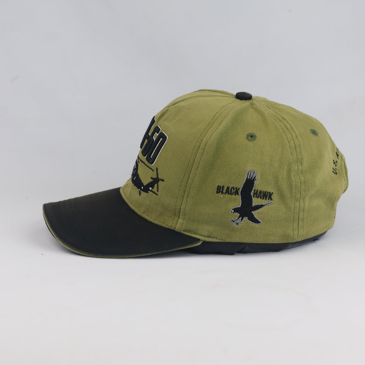 Thrifted US Air Force UH-60 Olive & Black Cap (57-58cm) | 10567