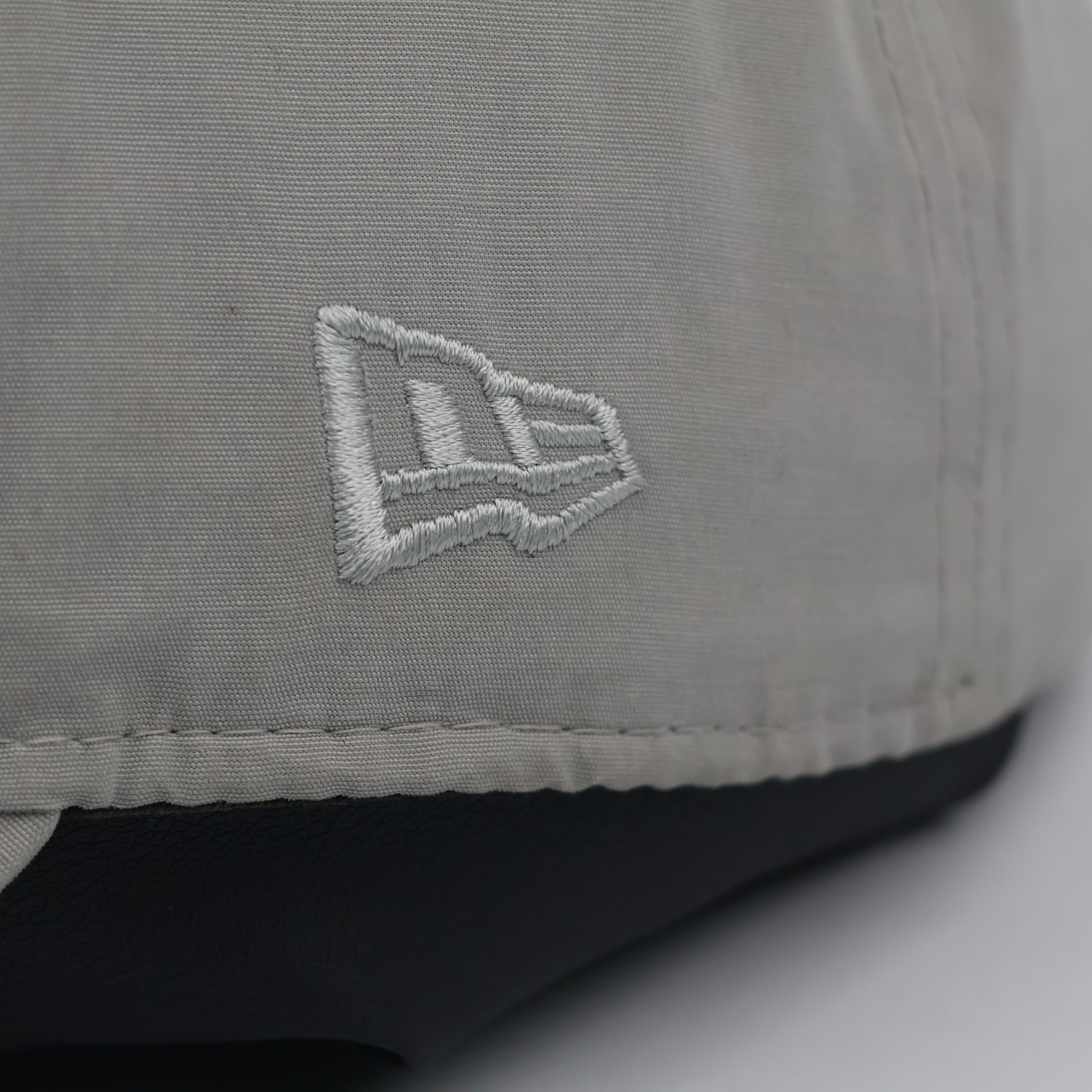 Thrifted NY Yankees New Era Cap | Grey Metal Badge Dad Hat