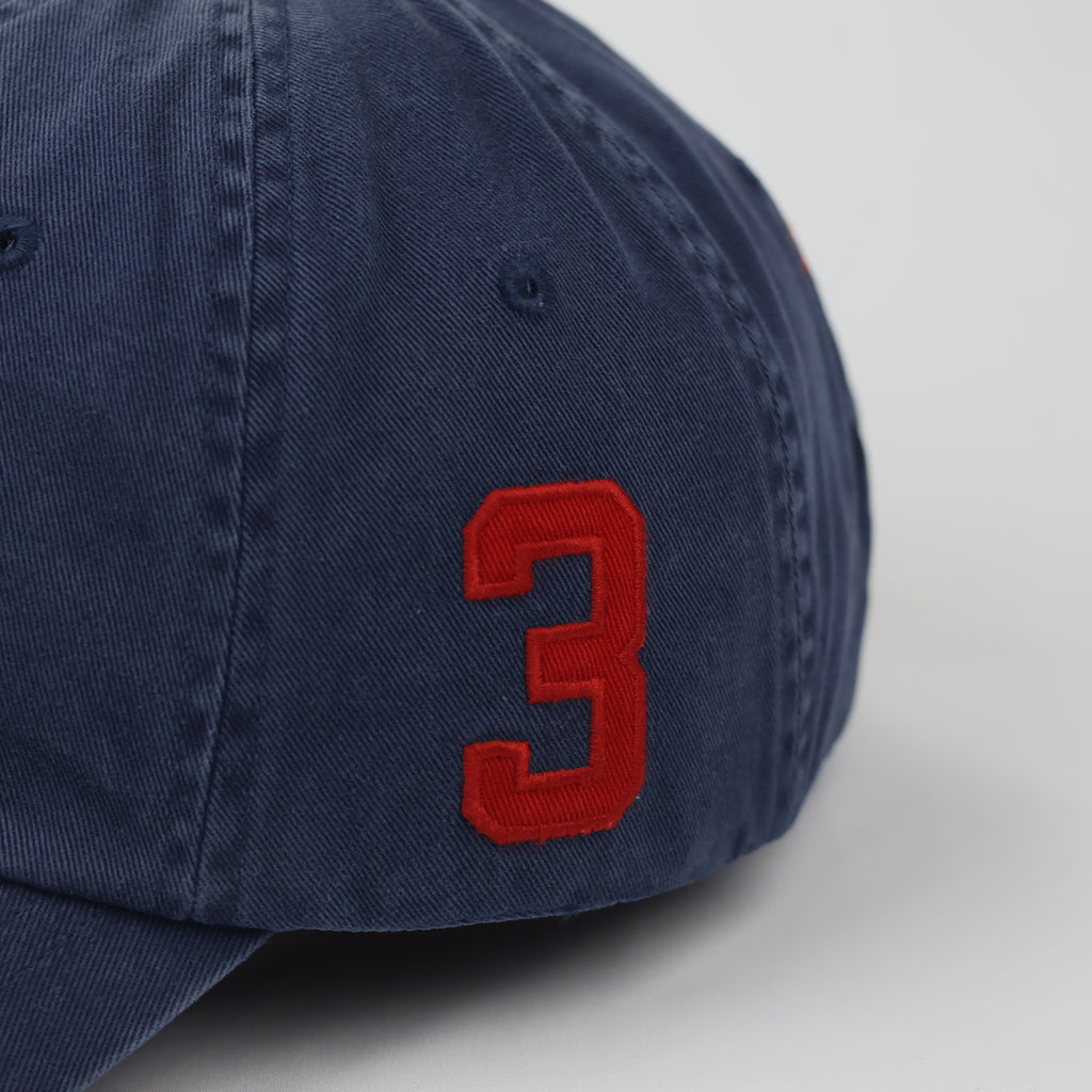 Polo Ralph Lauren Heritage Racing Thrifted  Cap - Navy Blue - Adjustable Strapback